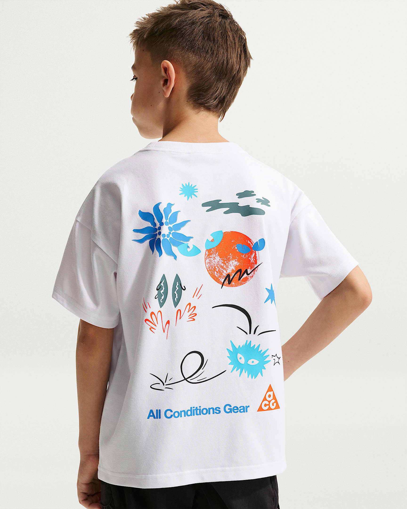 Nike ACG 大童速干T恤 - 白色