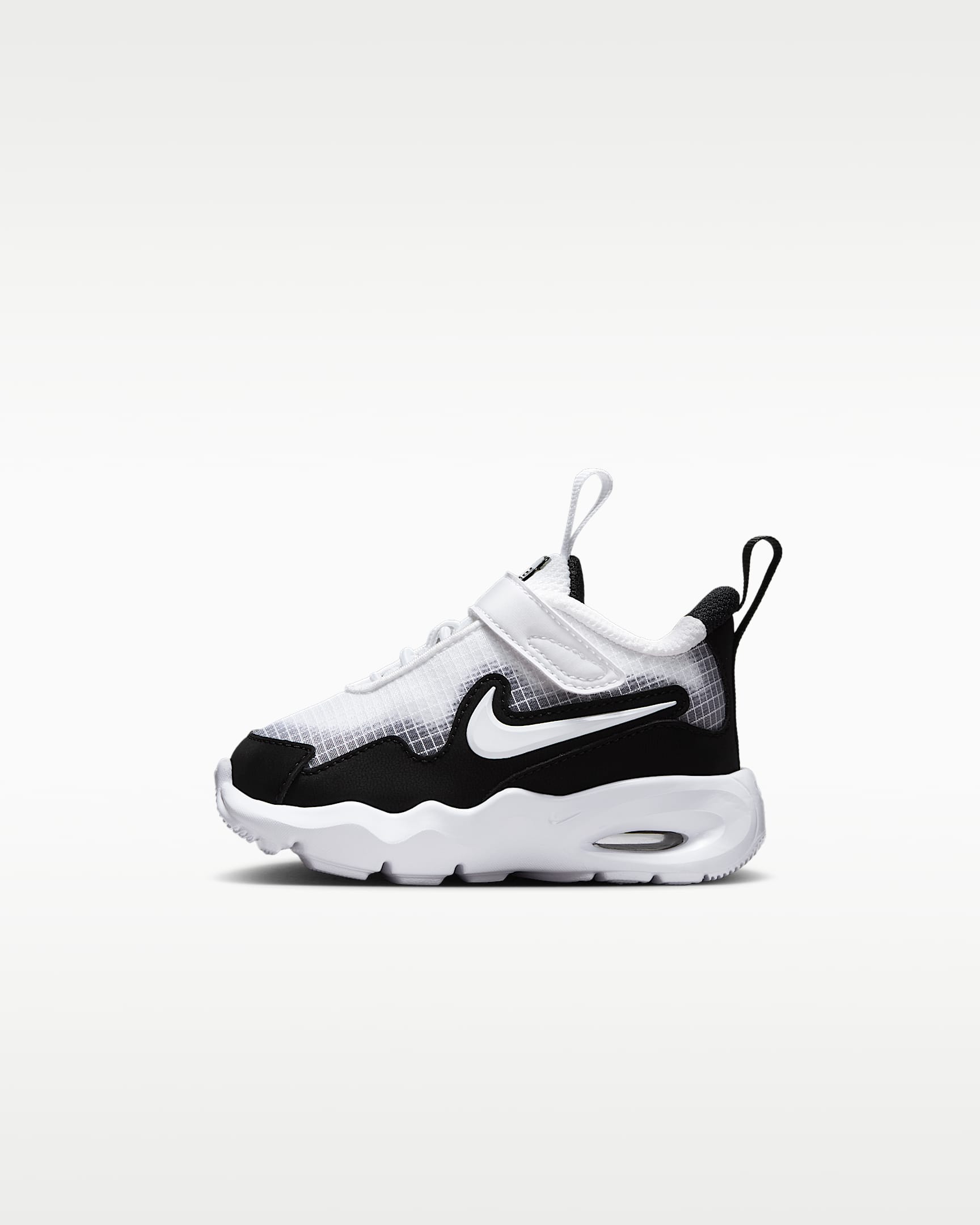 Nike Air Max Nova 婴童运动鞋 - 白色/黑/狼灰/白色