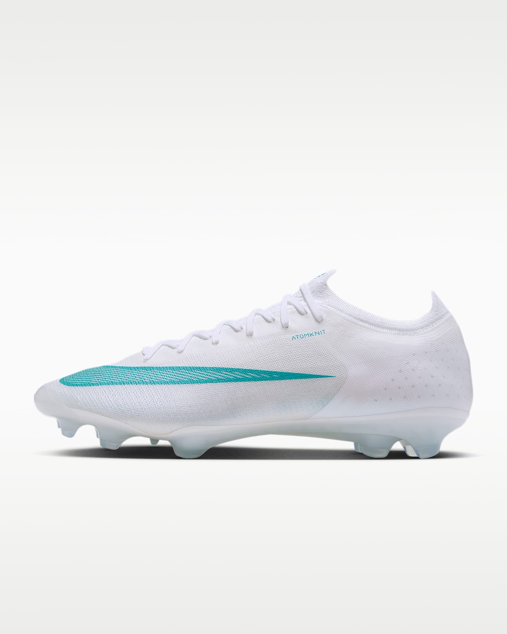 Nike Mercurial Vapor 17 Elite 耐克刺客系列男/女 FG 天然硬质草地低帮足球鞋 - 白色/仙人掌绿