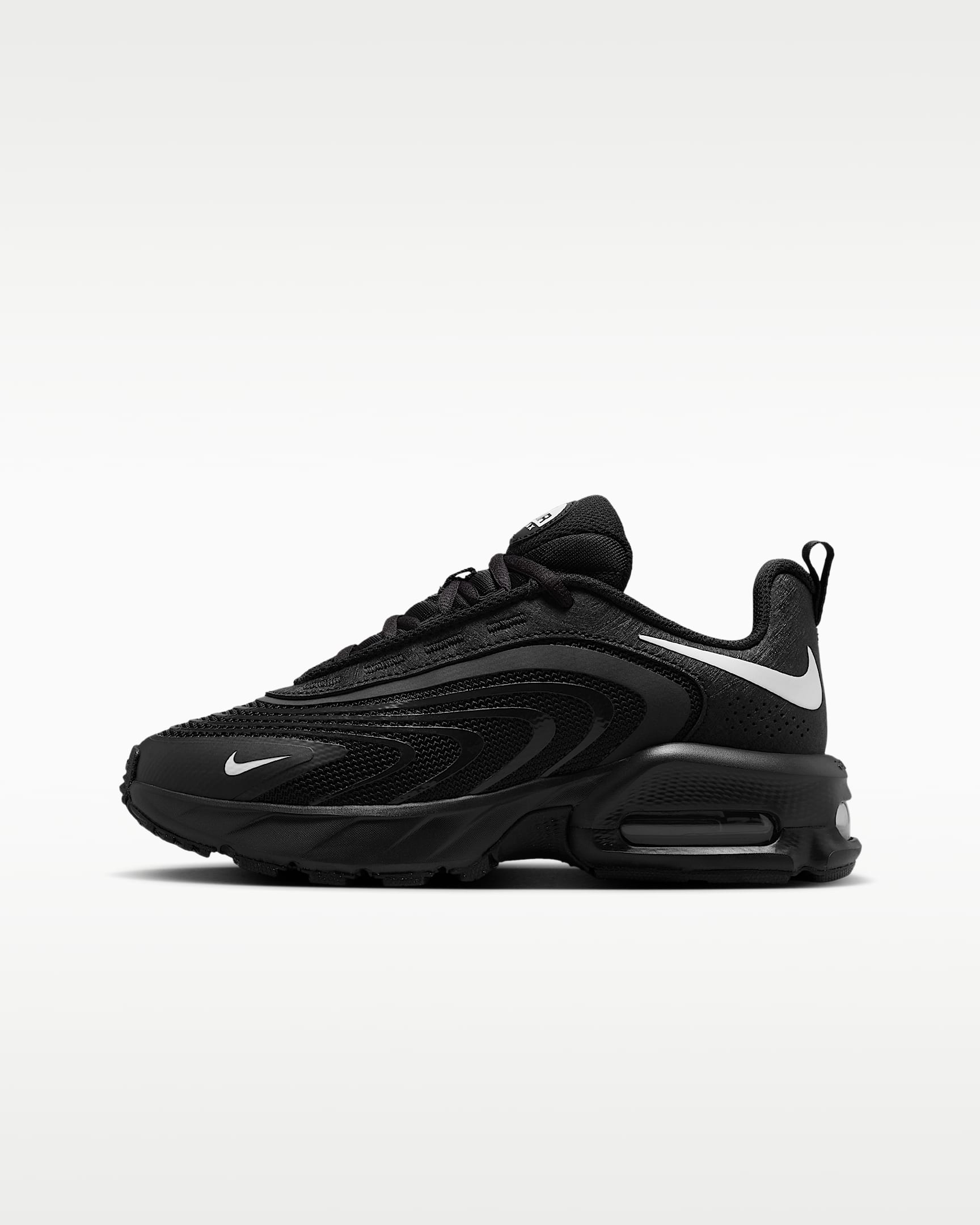 Nike Air Max Fire 大童运动鞋 - 黑/白色