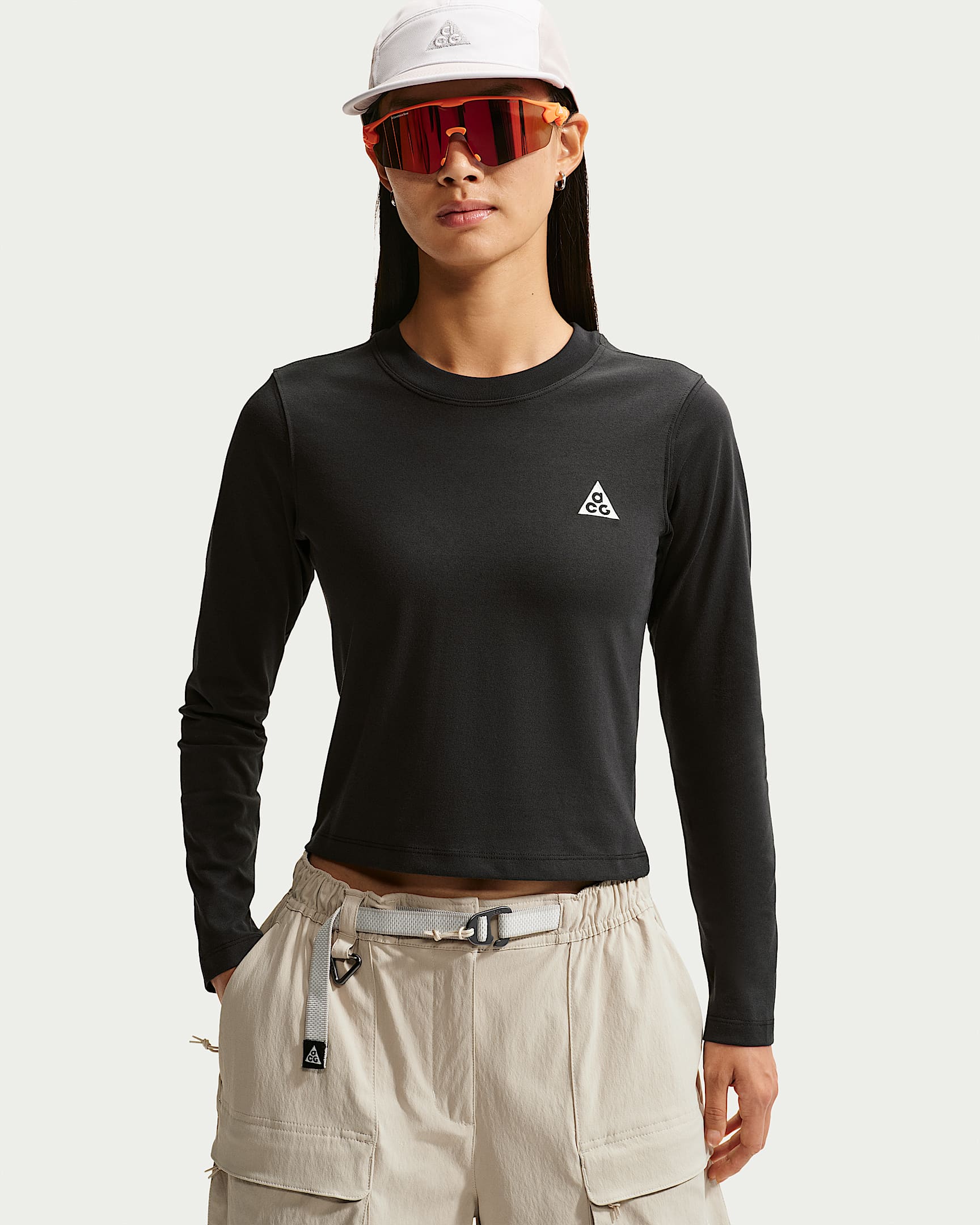 ACG Dri-FIT 女子速干长袖上衣 - 黑/山峰白