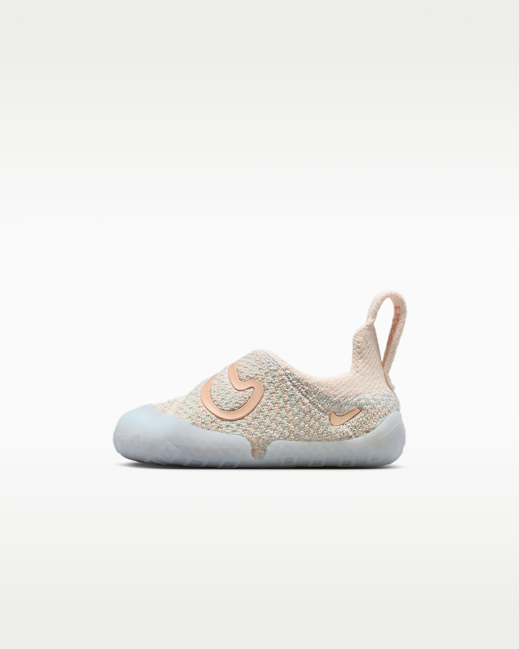 Nike Swoosh 1 耐克宝宝勾婴童易穿脱运动鞋 - 泡沫薄荷绿/铝蓝/粉紫/粉桔