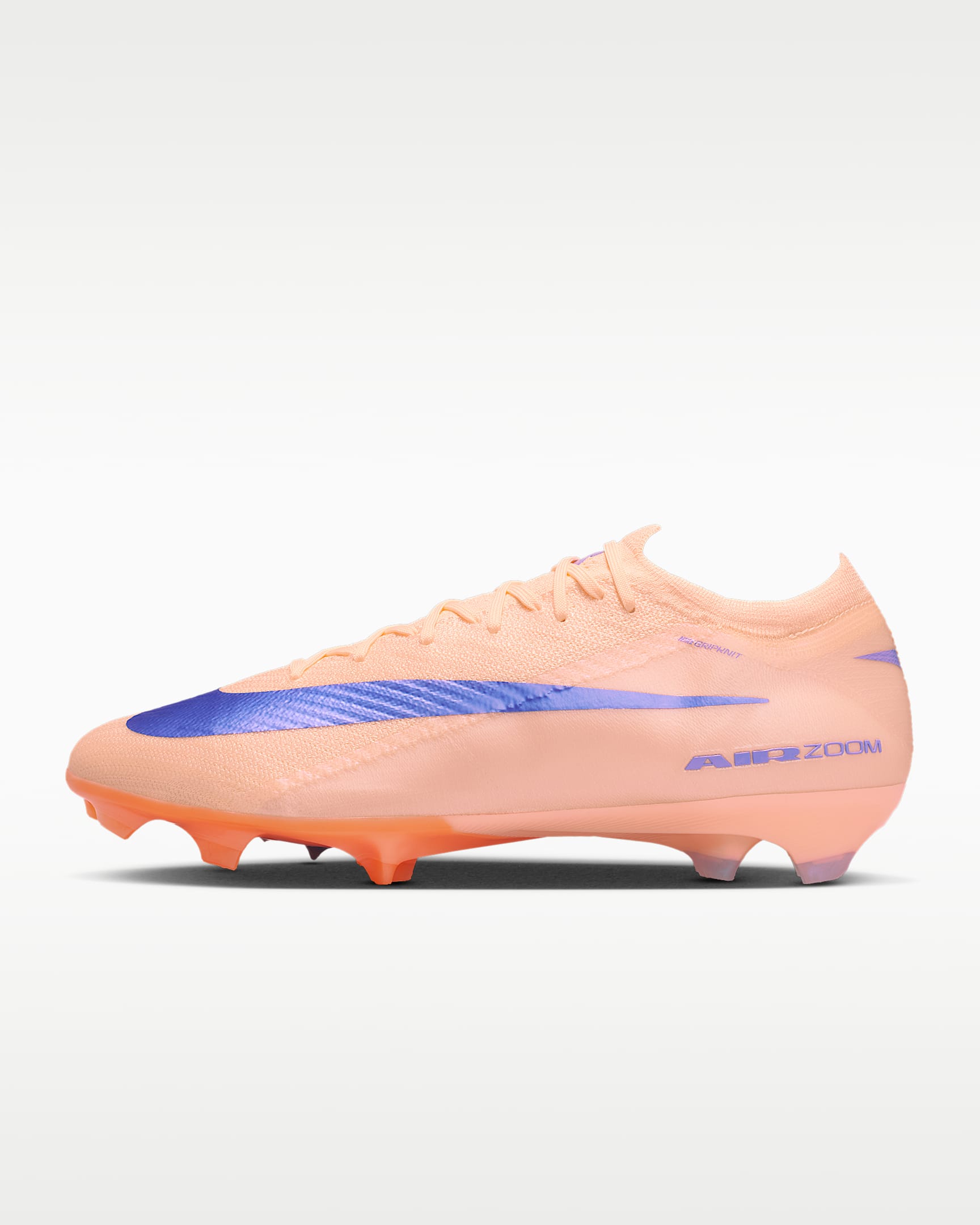 Nike Mercurial Vapor 16 Elite LV8 耐克刺客系列男/女 FG 天然硬质草地低帮足球鞋 - 浅深红/脉冲宝石蓝