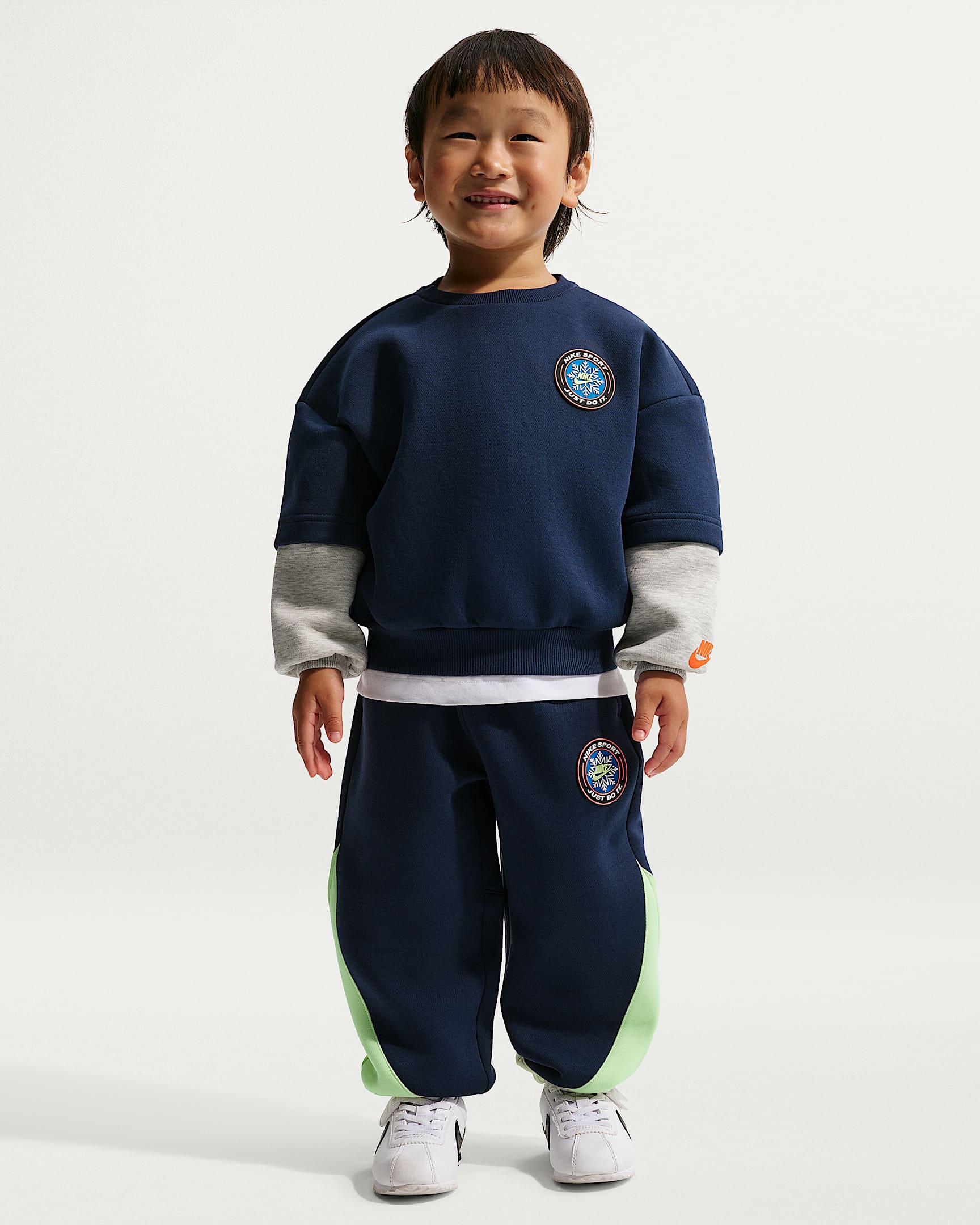 Nike Sportswear Snow Motion 婴童针织长裤 - 深藏青