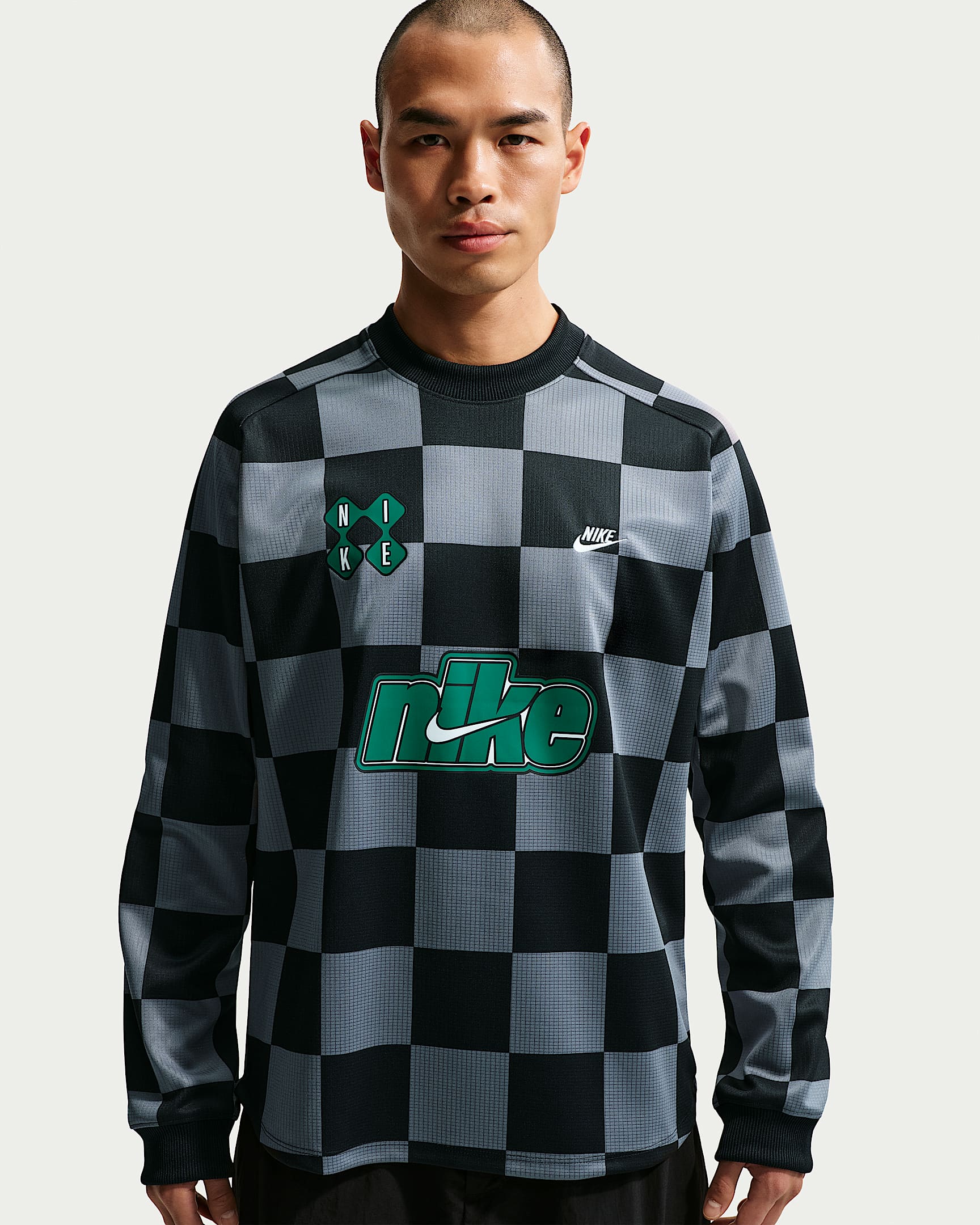 Nike Sportswear Club 男子上衣 - 烟灰/黑/孔雀绿