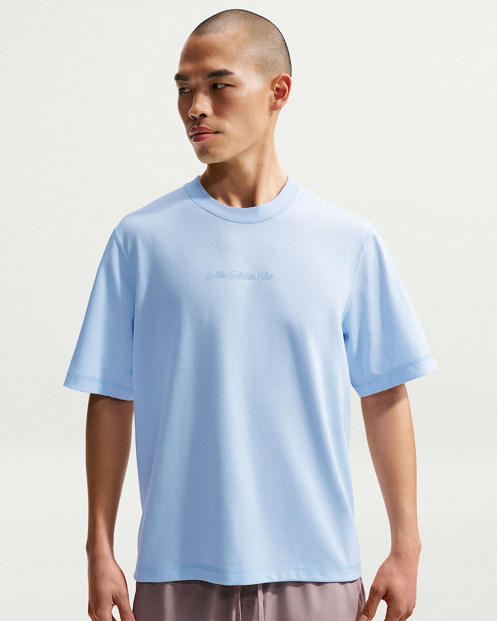 Nike Primary N.A.C. 男子速干训练T恤 - 氢蓝/浅军械蓝