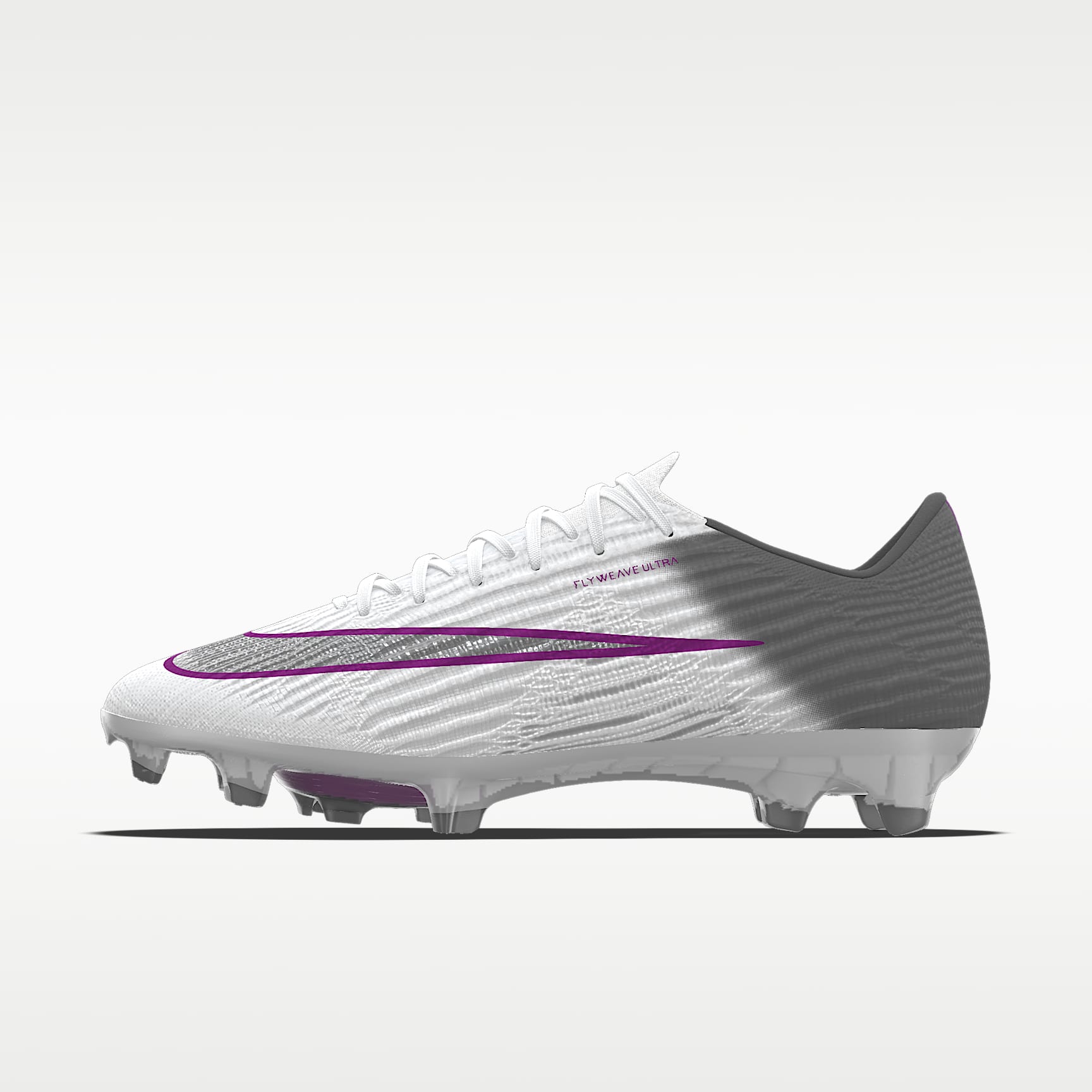 Nike Mercurial Superfly 11 Elite By You 专属定制 FG 天然硬质草地低帮足球鞋 - 白色/白色