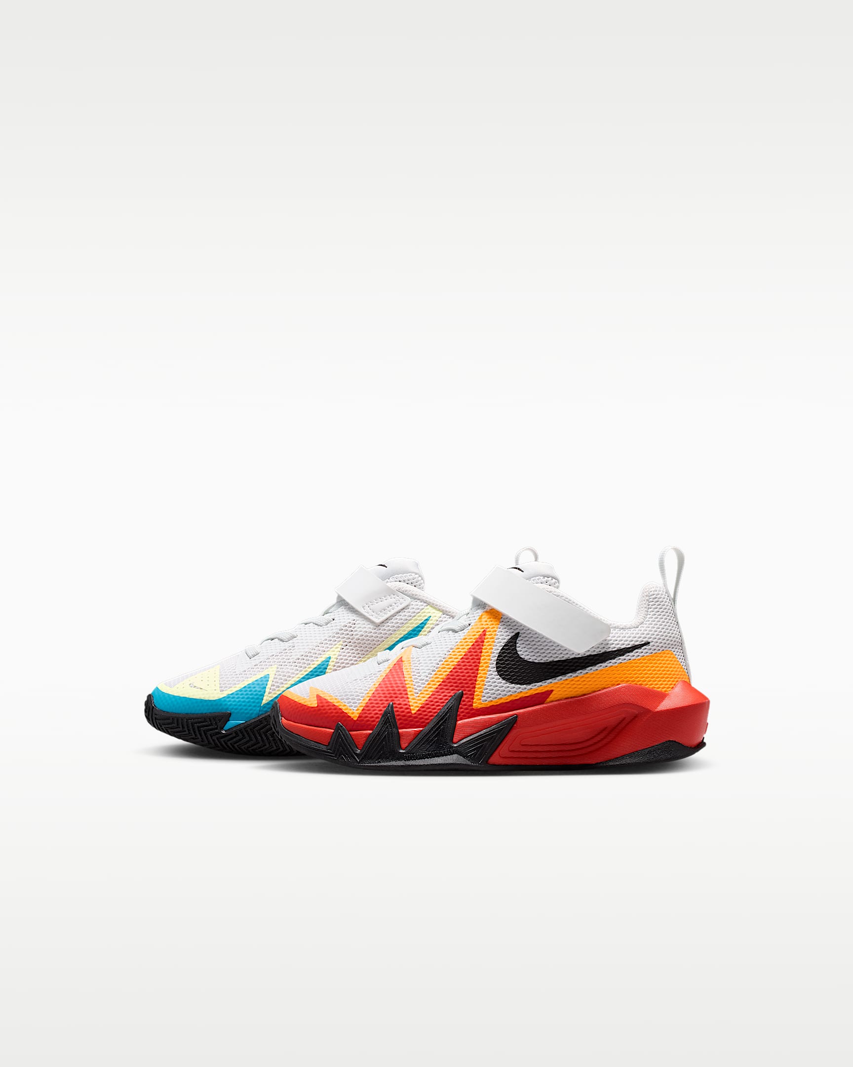Nike S.T. Dynamite 耐克小火星幼童篮球鞋 - 米白/热情红/电流蓝/黑