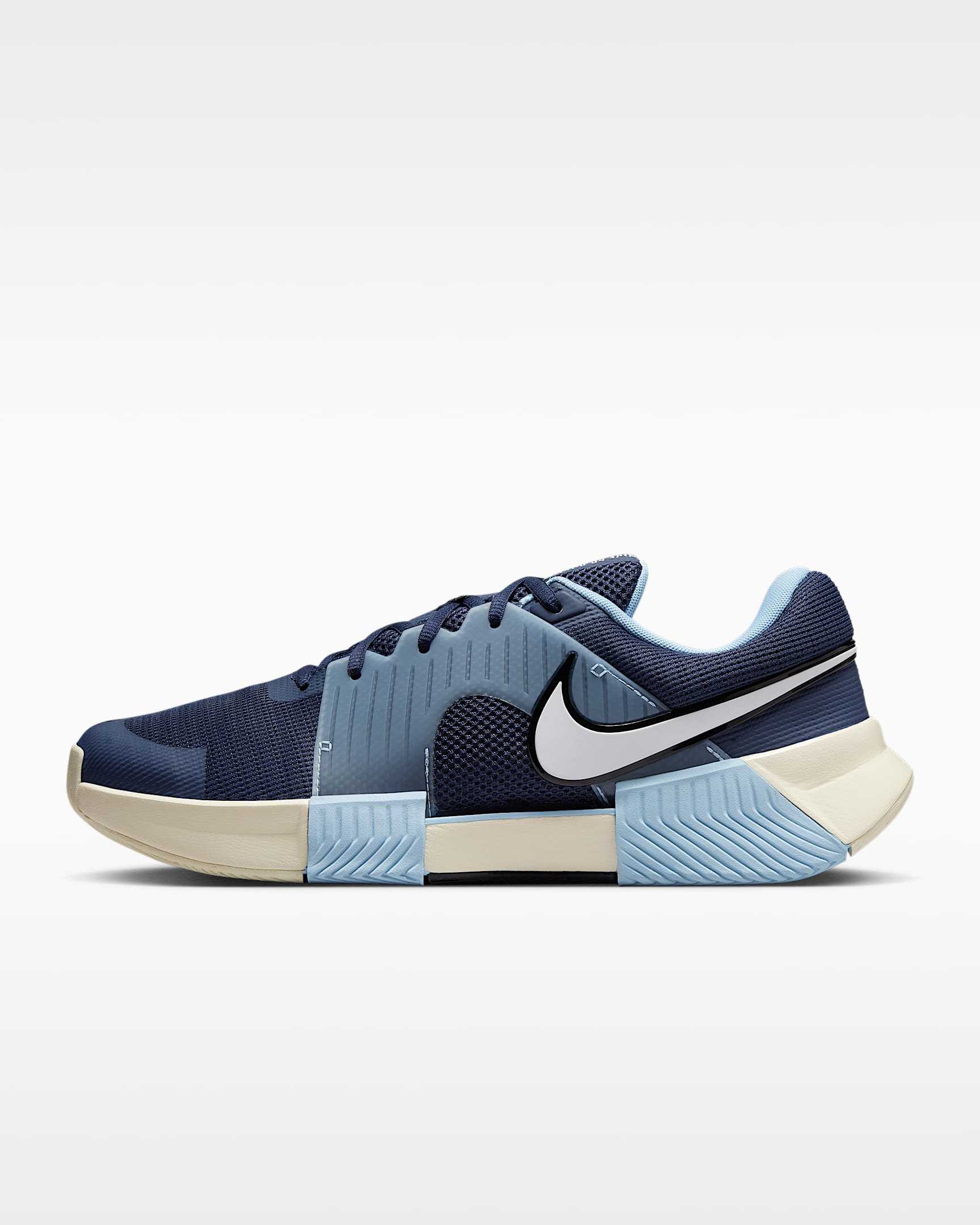 Nike Zoom GP Challenge 1 男子硬地球场网球鞋 - 深藏青/心灵蓝/白色