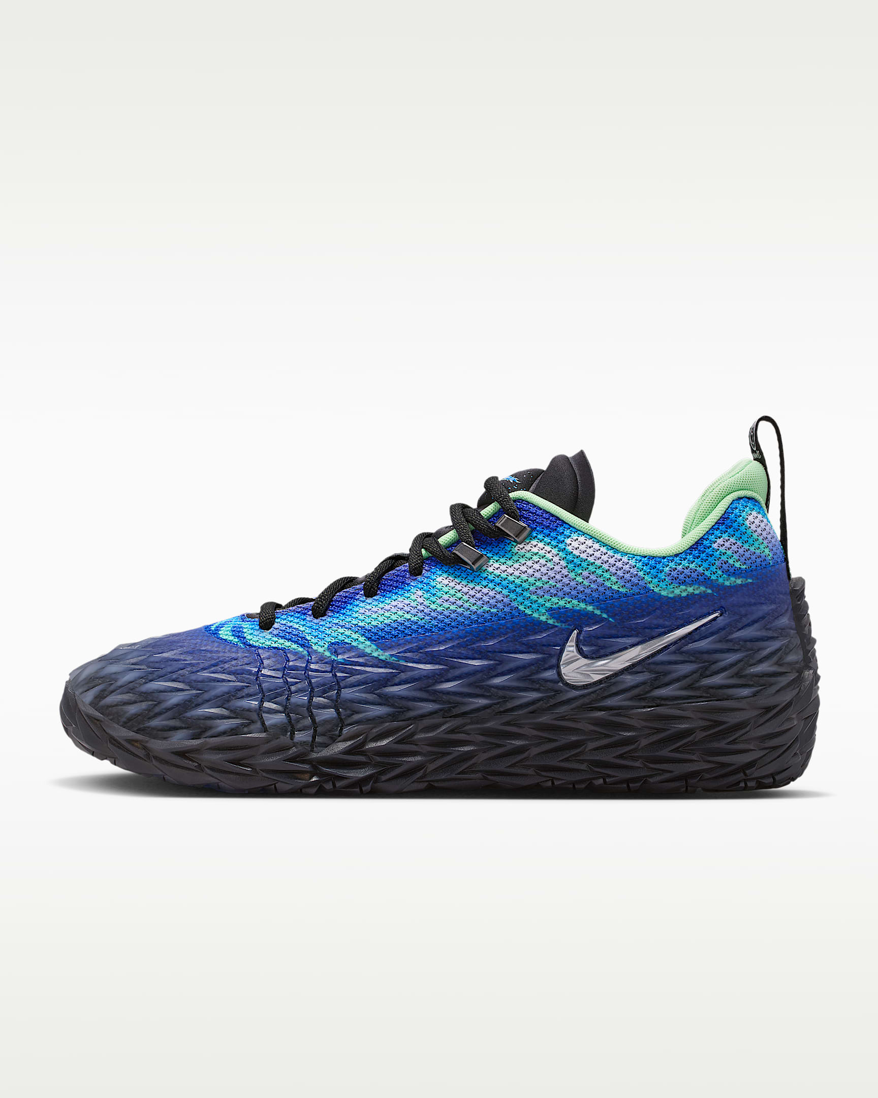 Nike S.T. Charge EP 耐克荆棘男子篮球鞋 - 游戏宝蓝/黑/静谧黄瓜绿/金属银