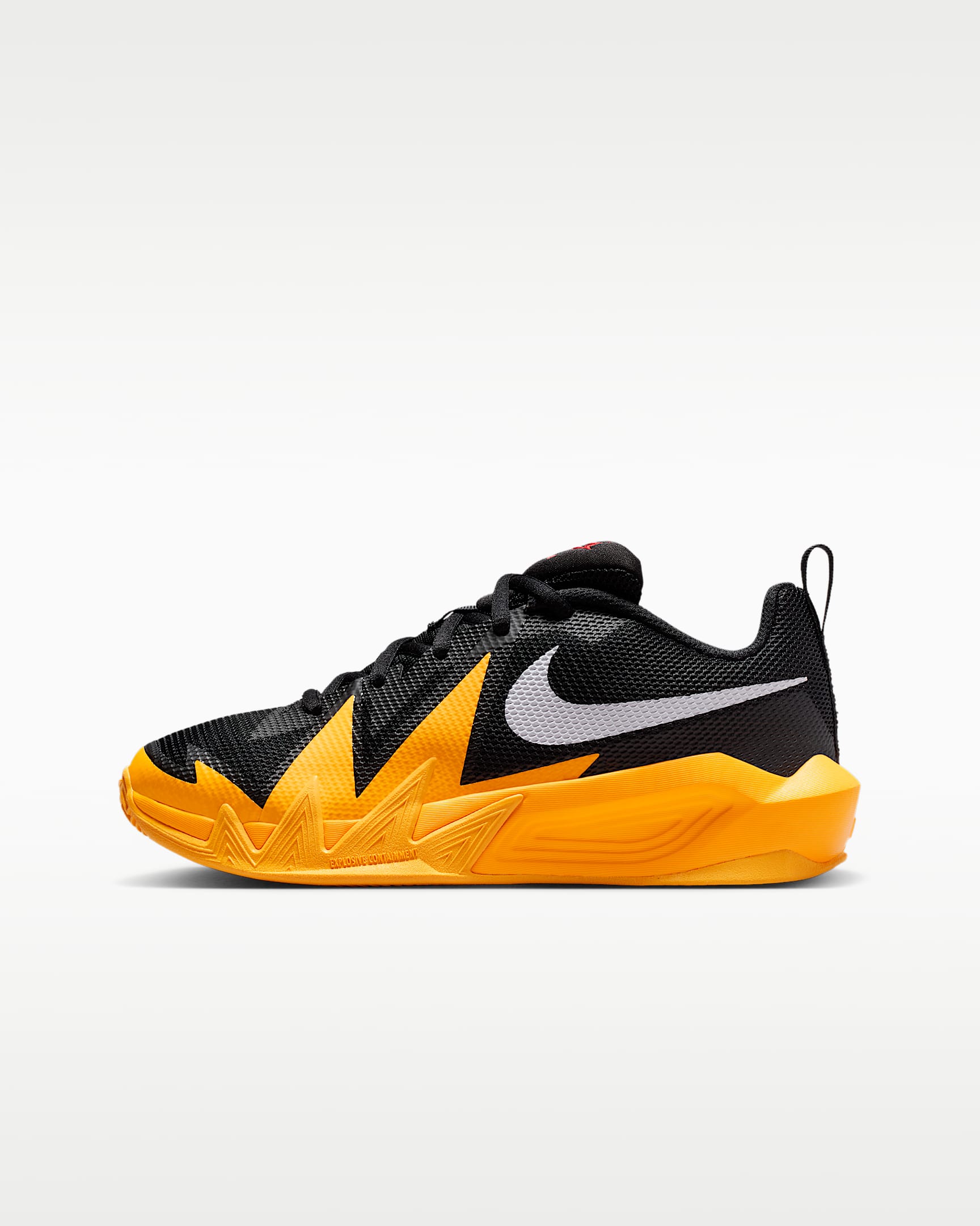 Nike S.T. Dynamite 耐克小火星大童篮球鞋 - 黑/激光橙/大学金/白色