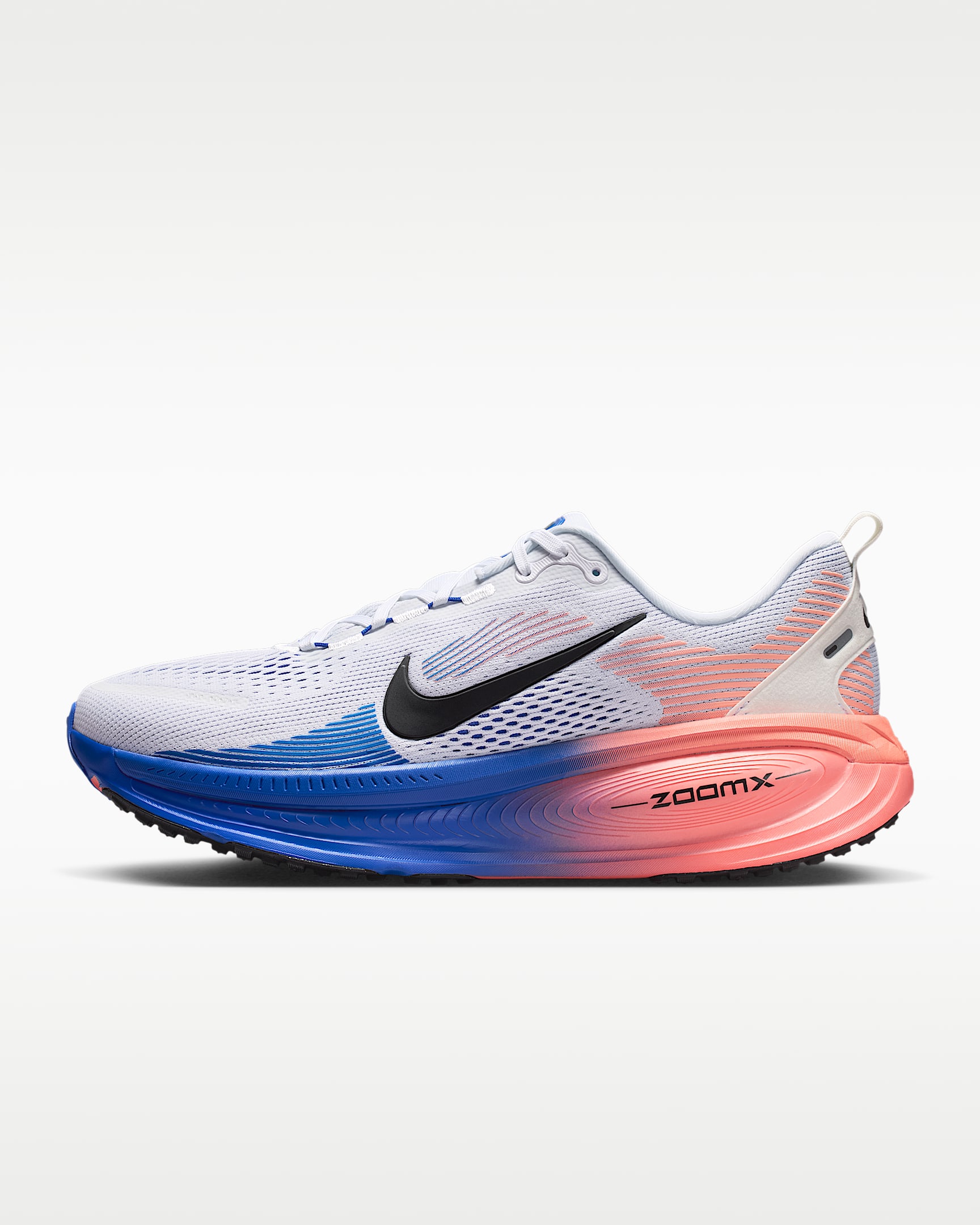 Nike Vomero 18 耐克迈柔男子公路跑步鞋 - 白色/赛车蓝/原子粉/黑