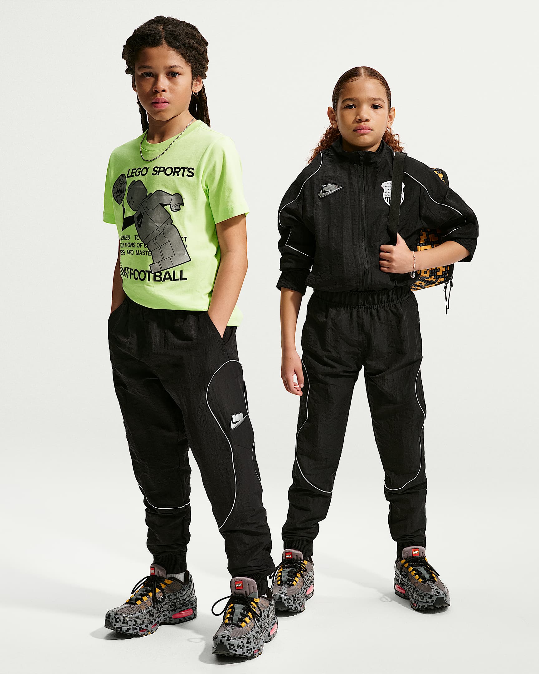 Nike x LEGO® Collection 大童长裤 - 黑/黑/黑