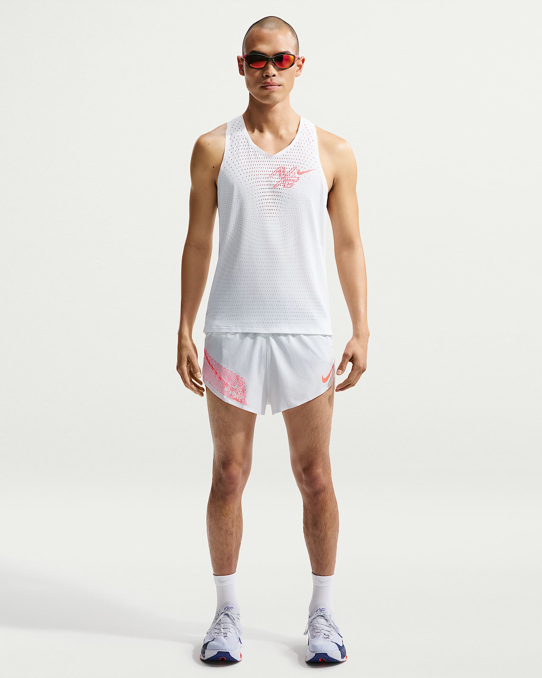 Nike AeroSwift Dri-FIT ADV 男子速干跑步短裤(含衬裤) - 山峰白