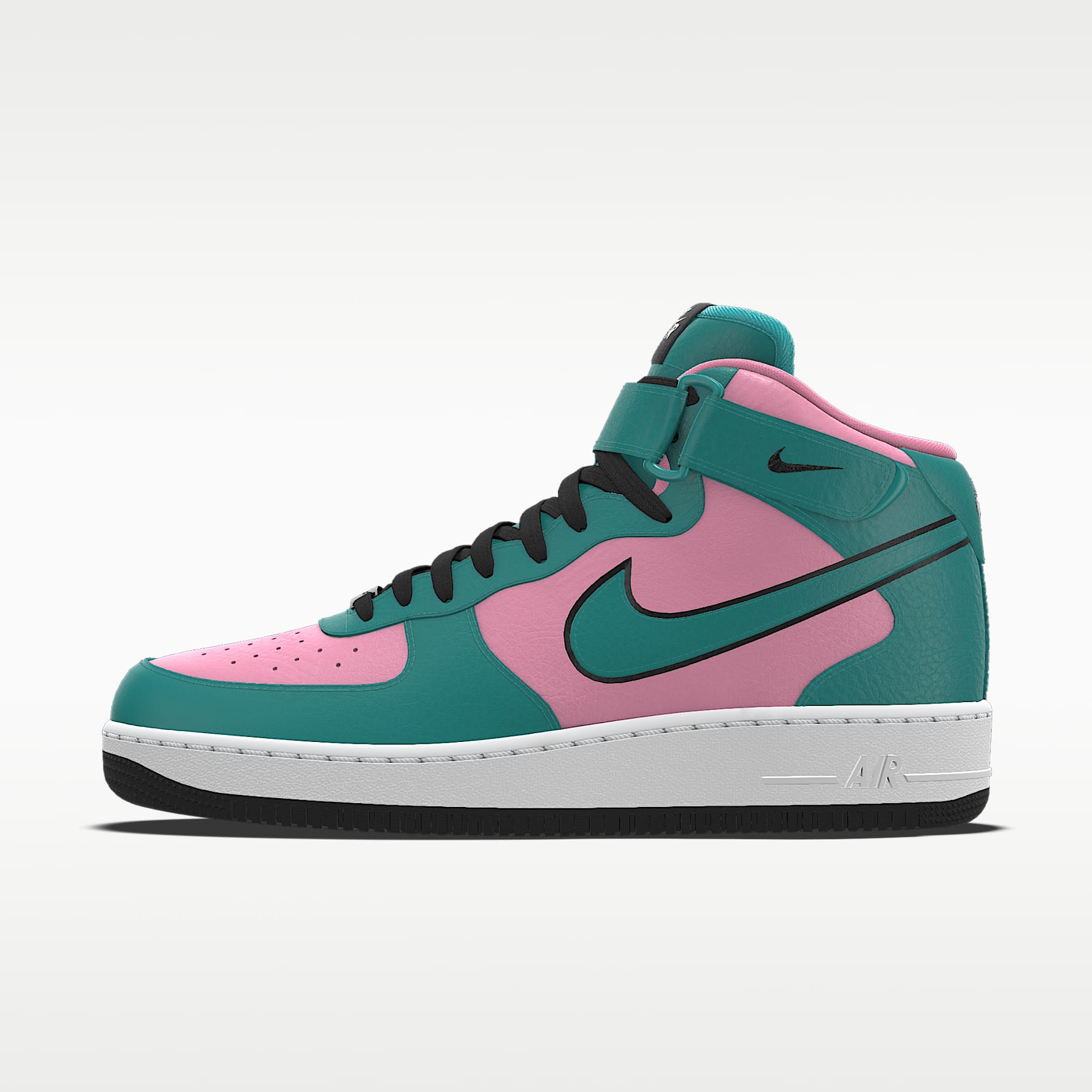 Nike Air Force 1 Mid By You 专属定制男子运动鞋 - 多色/多色/多色