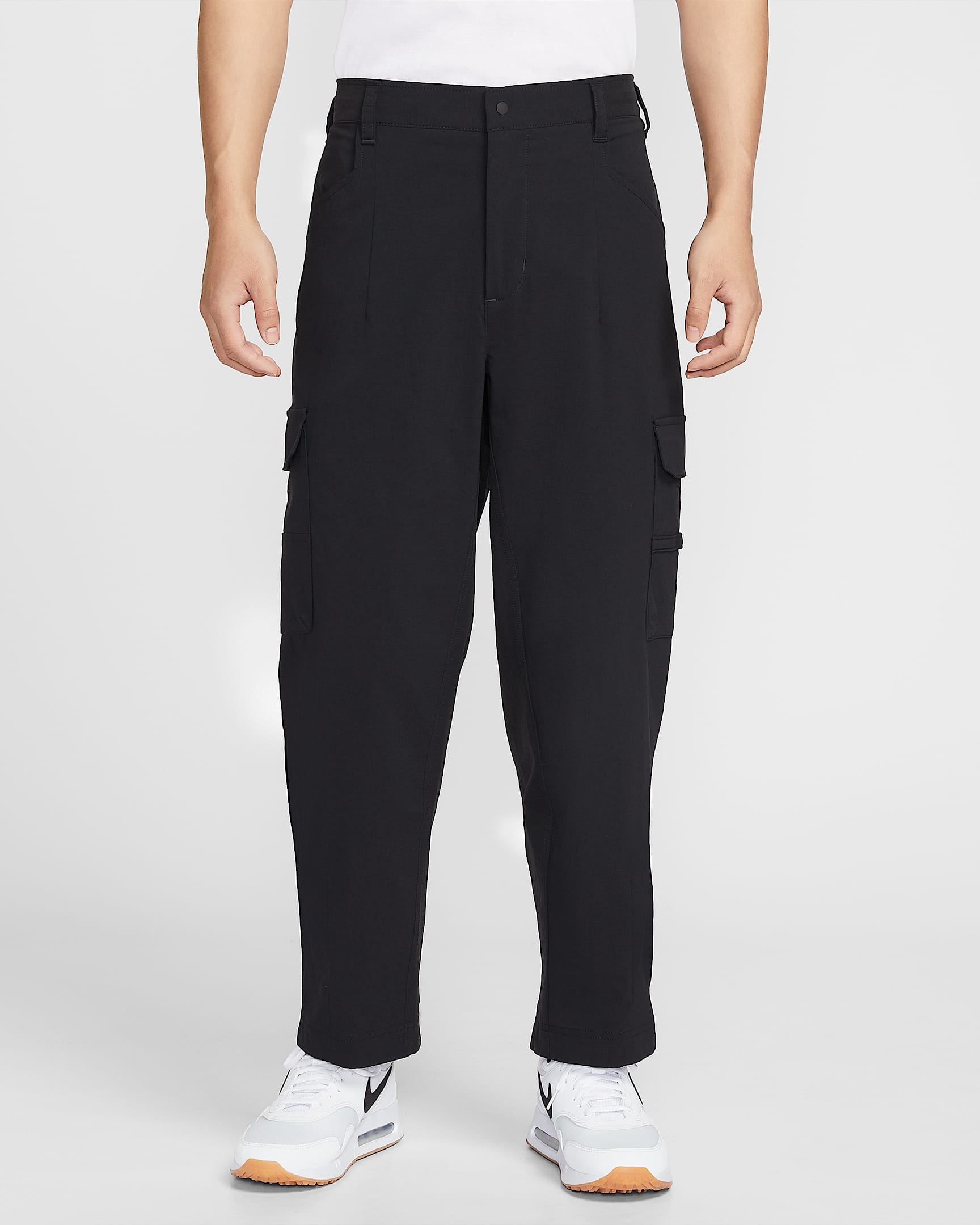 Nike Fairway Fresh Dri-FIT 男子宽松速干高尔夫长裤 - 黑/黑/黑