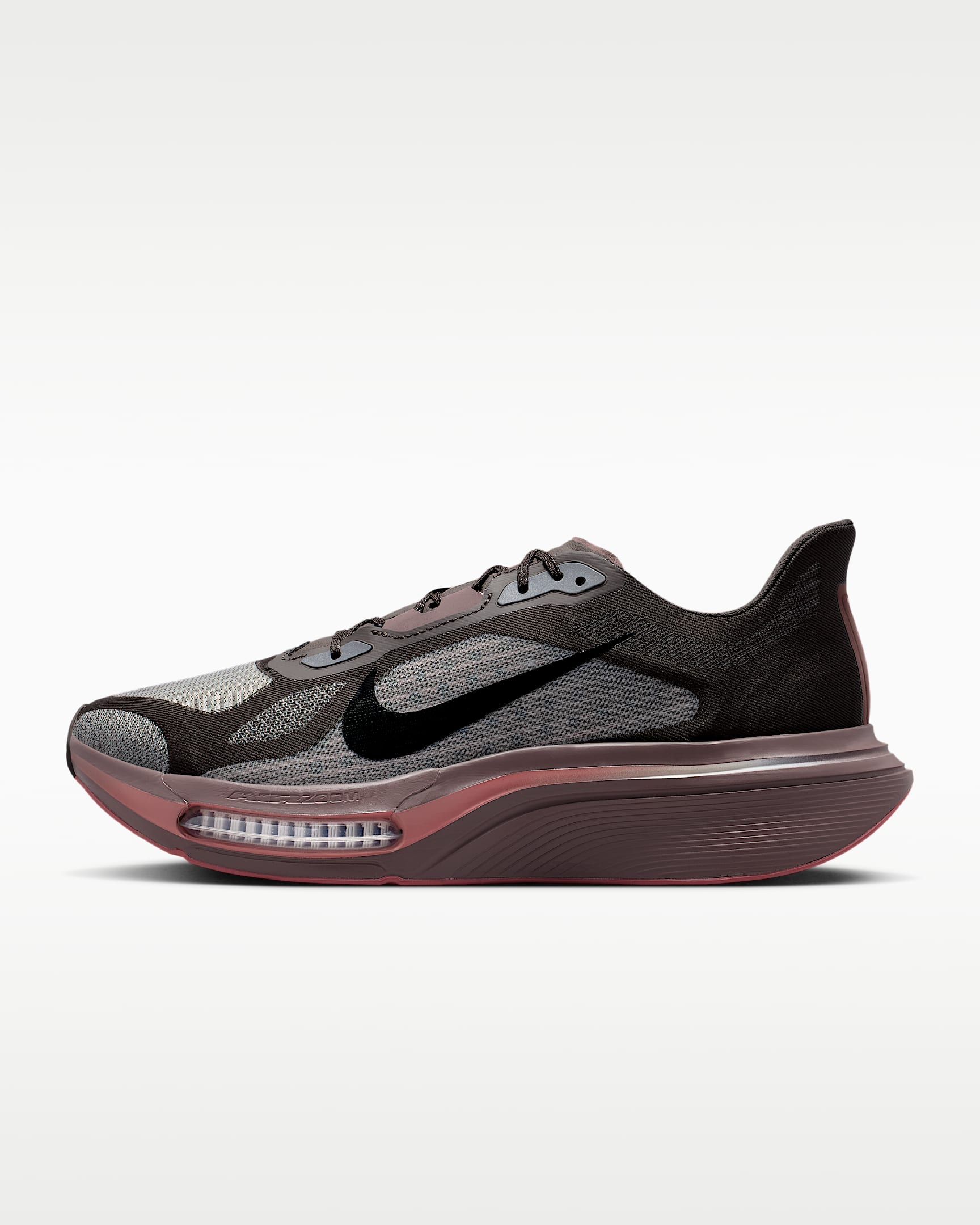 Nike Pegasus Plus 2 耐克超级飞马男子无板竞训跑步鞋 - 丝绒棕/图腾黑紫/浅骨色/黑