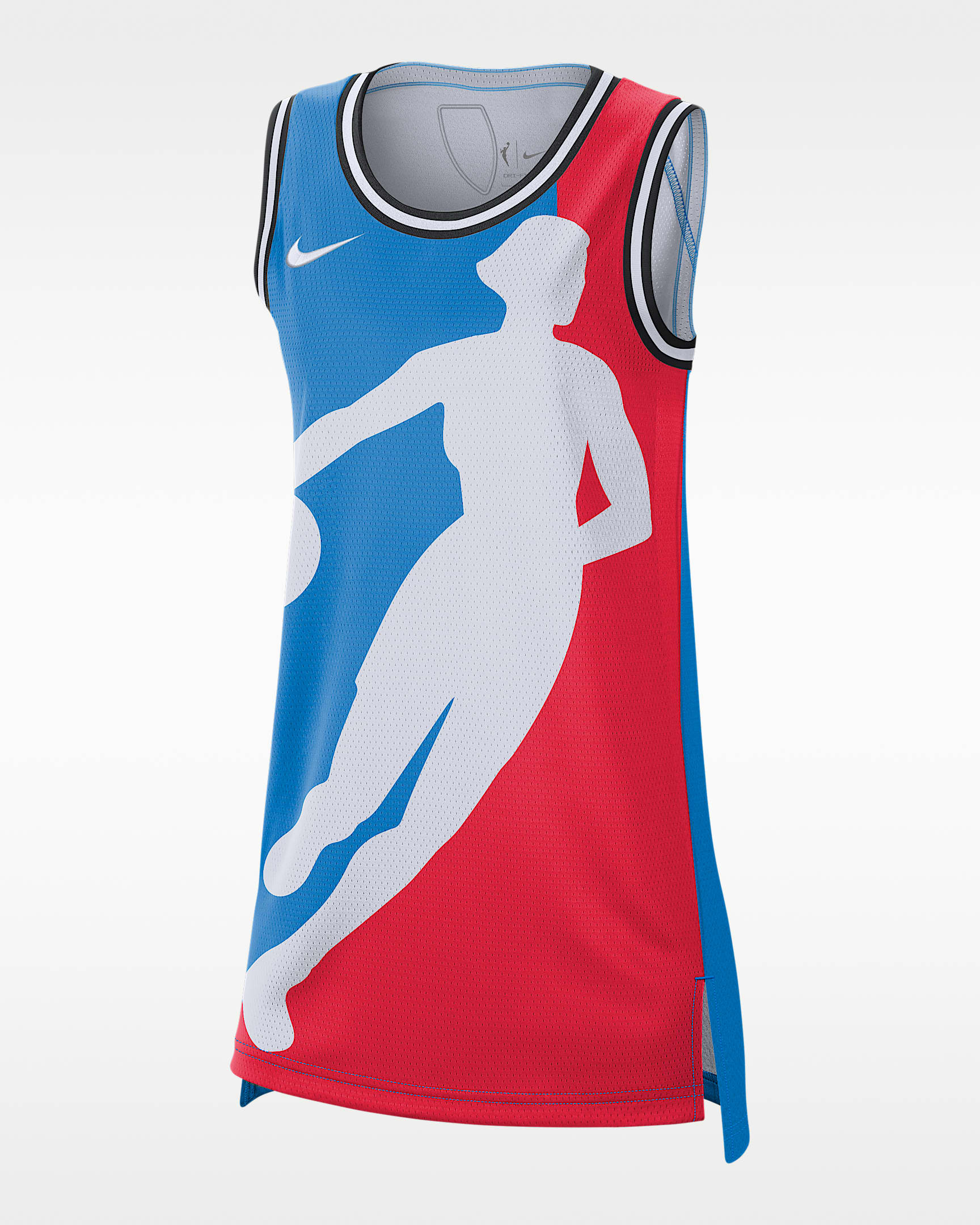 WNBA Legends Nike 男子速干篮球球衣 - 浅清透蓝/白色/白色