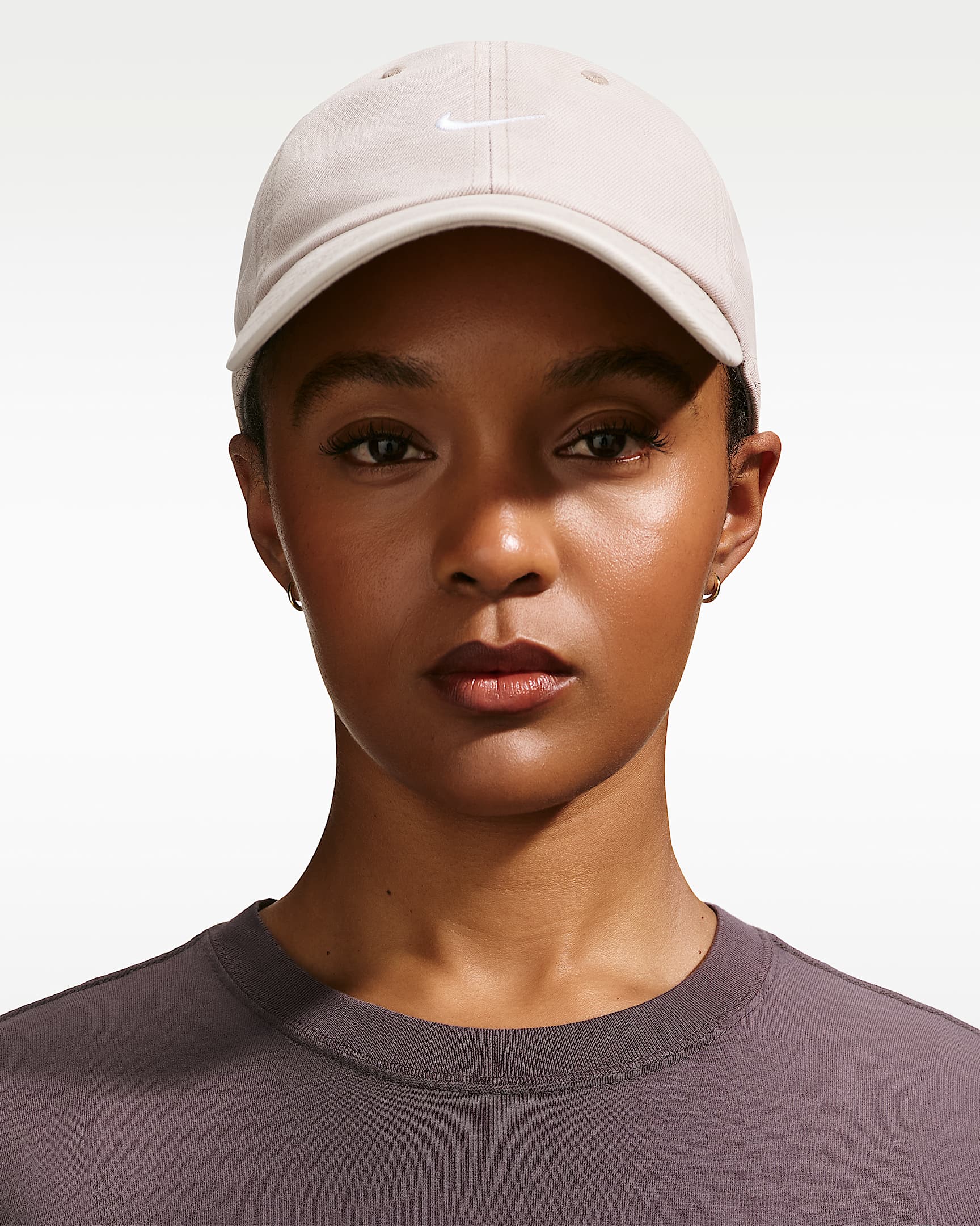 Nike Club 软顶牛仔运动帽 - 大学灰/白色