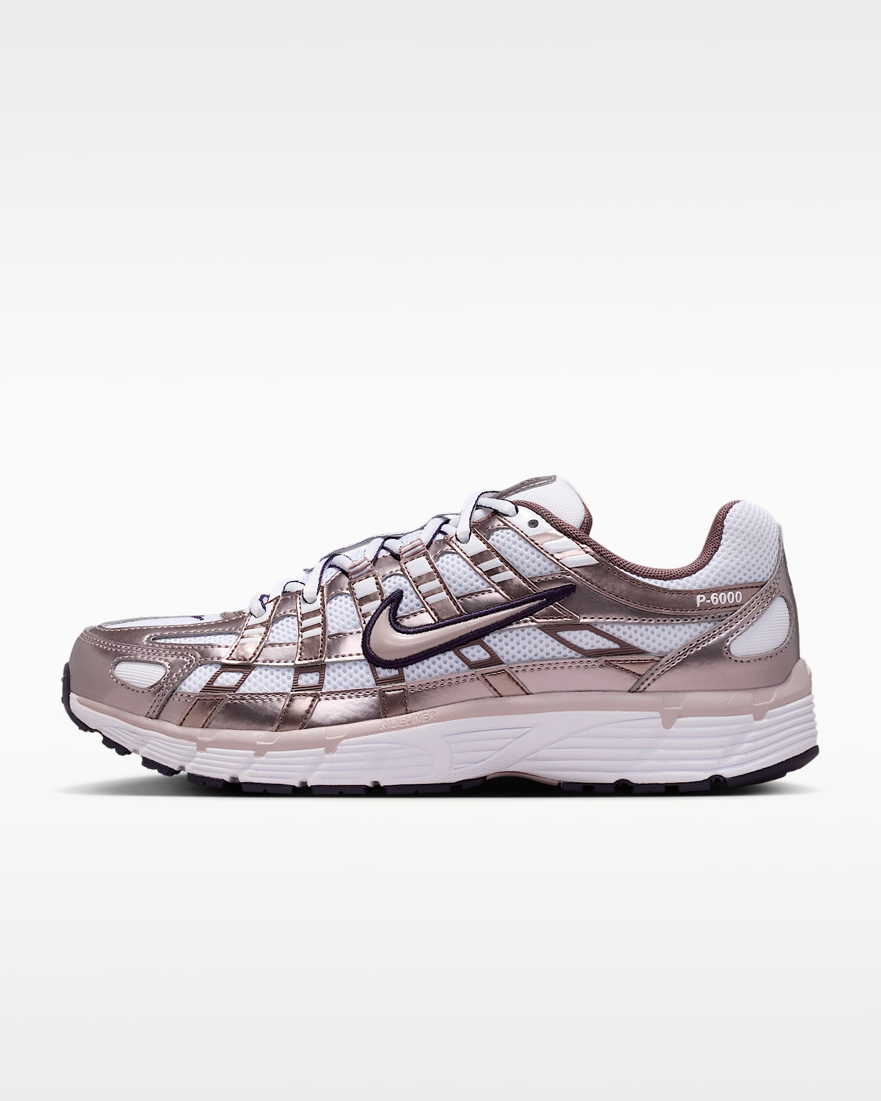 Nike P-6000 女子运动鞋 - 白色/浅矿石紫/图腾黑紫/王朝紫