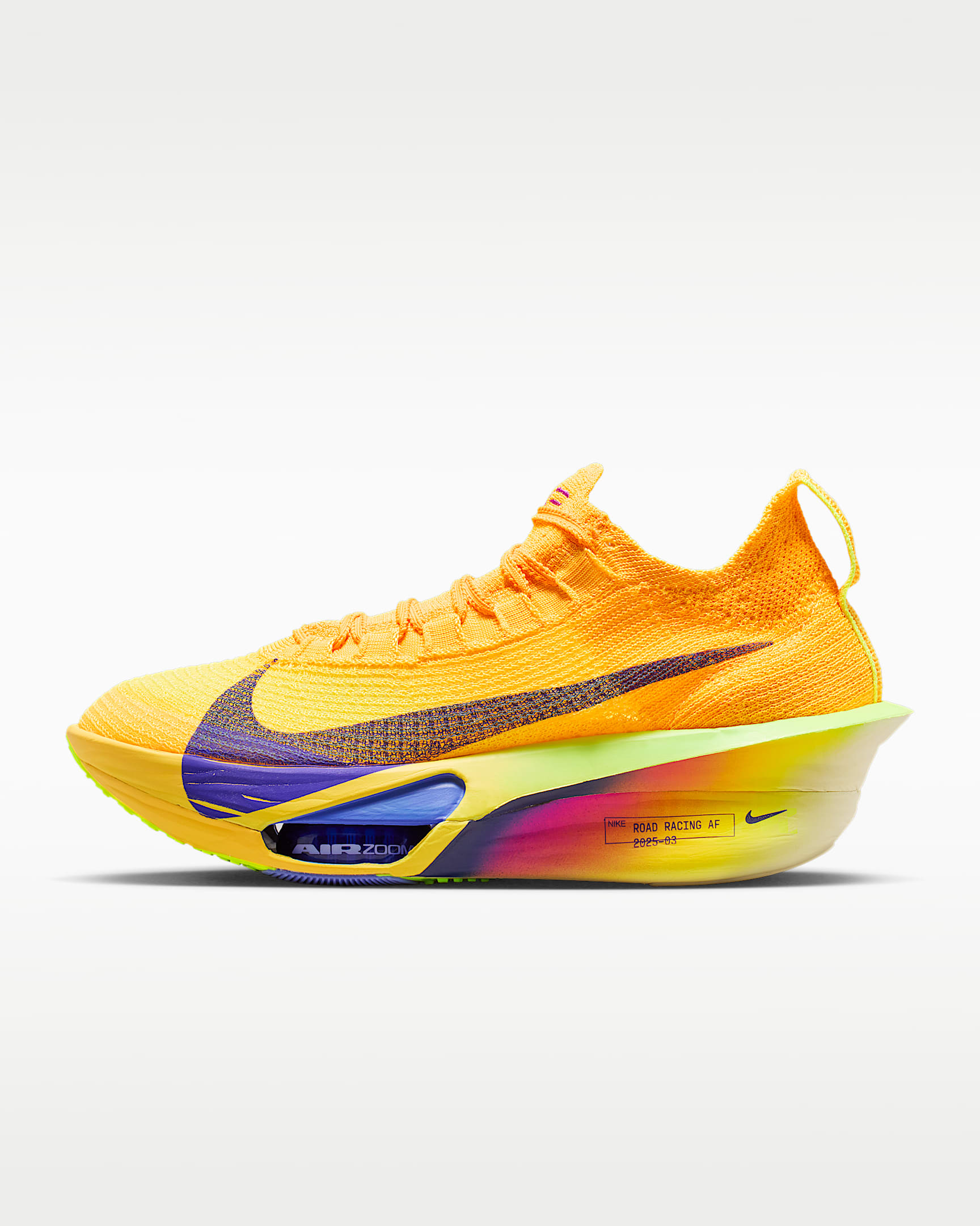 Nike Alphafly 3 张德顺同款女子公路竞速跑步鞋 - 激光橙/脉冲柠檬黄绿/荧光冰黄/耀眼靛紫