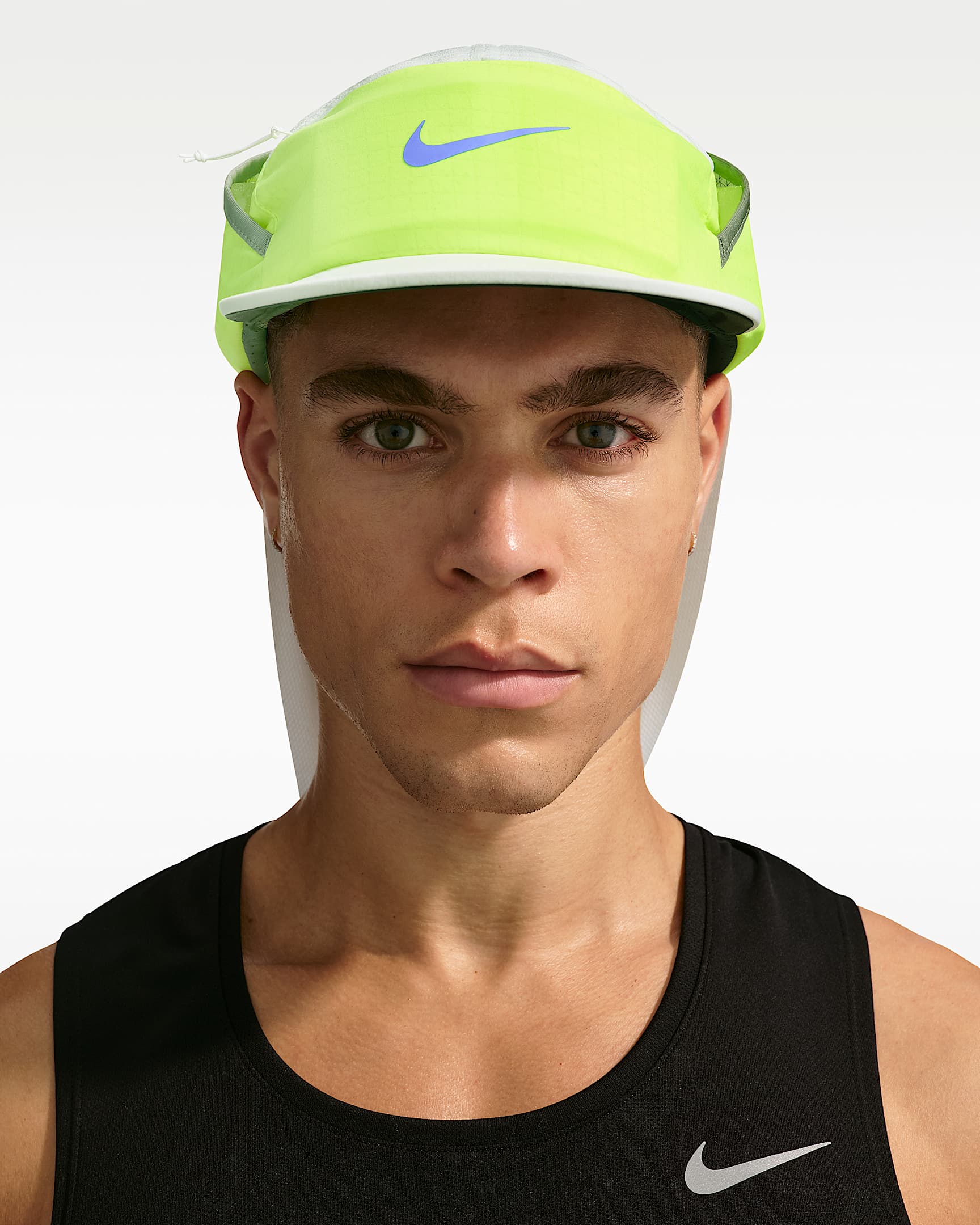 Nike Fly Dri-FIT ADV 软顶速干运动帽 - 荧光黄/煤黑
