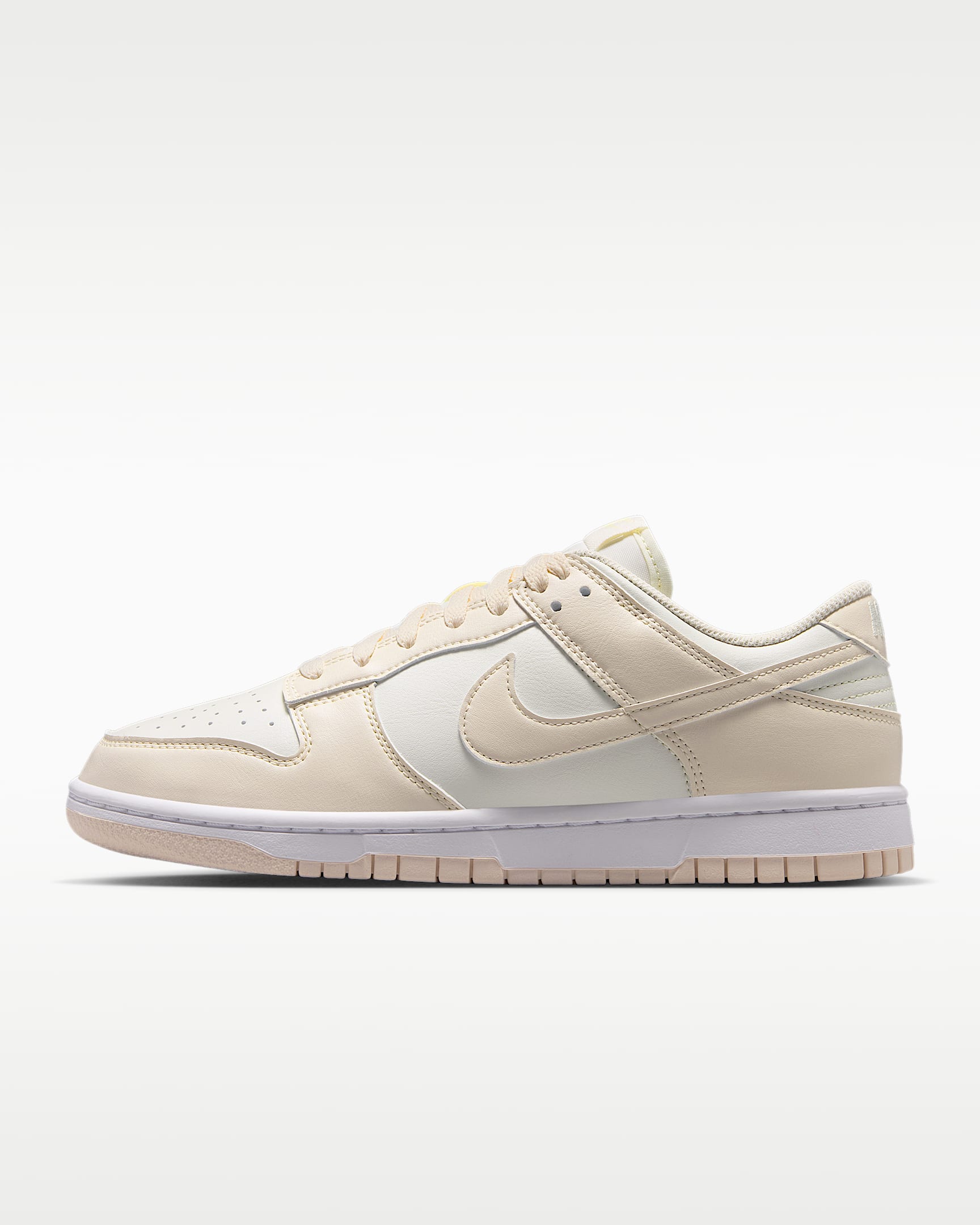 Nike Dunk Low 女子运动鞋 - 帆白/白色/粉白