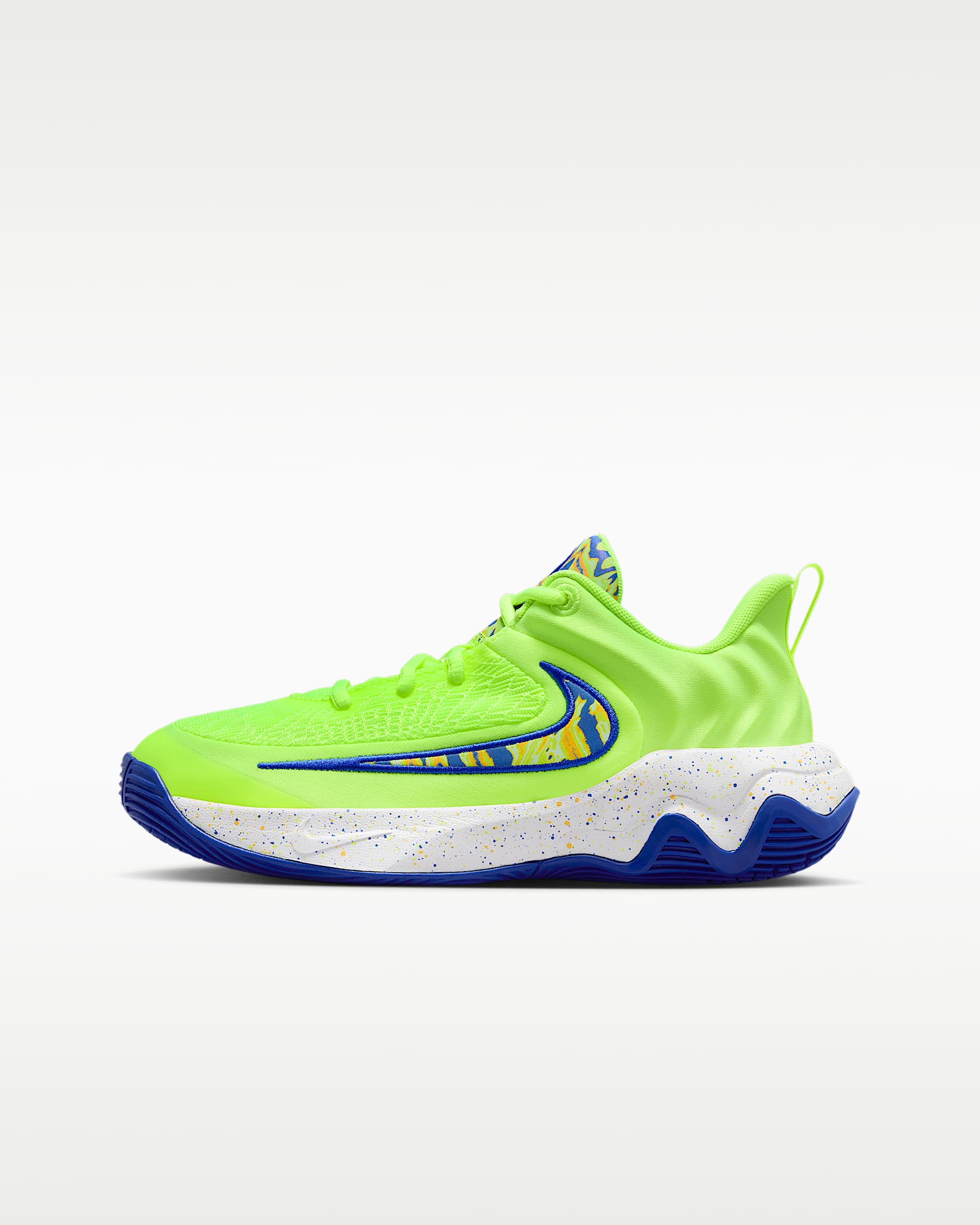 Giannis Immortality 4 SE 耐克字母哥大童篮球鞋 - 荧光冰黄/游戏宝蓝/激光橙/多色