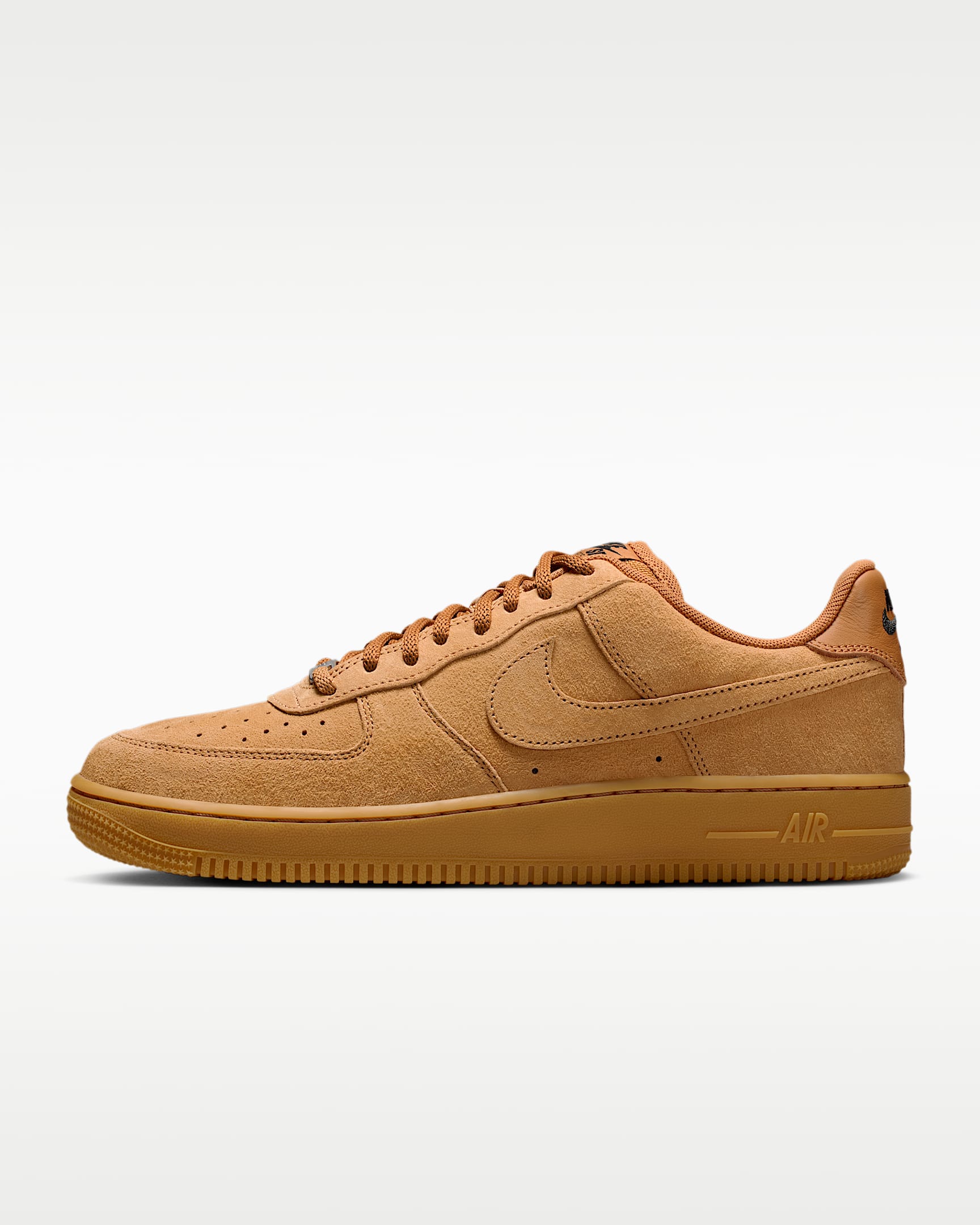 Nike SB Air Force 1 男子滑板鞋 - 亚麻/黑/橡皮浅褐/亚麻