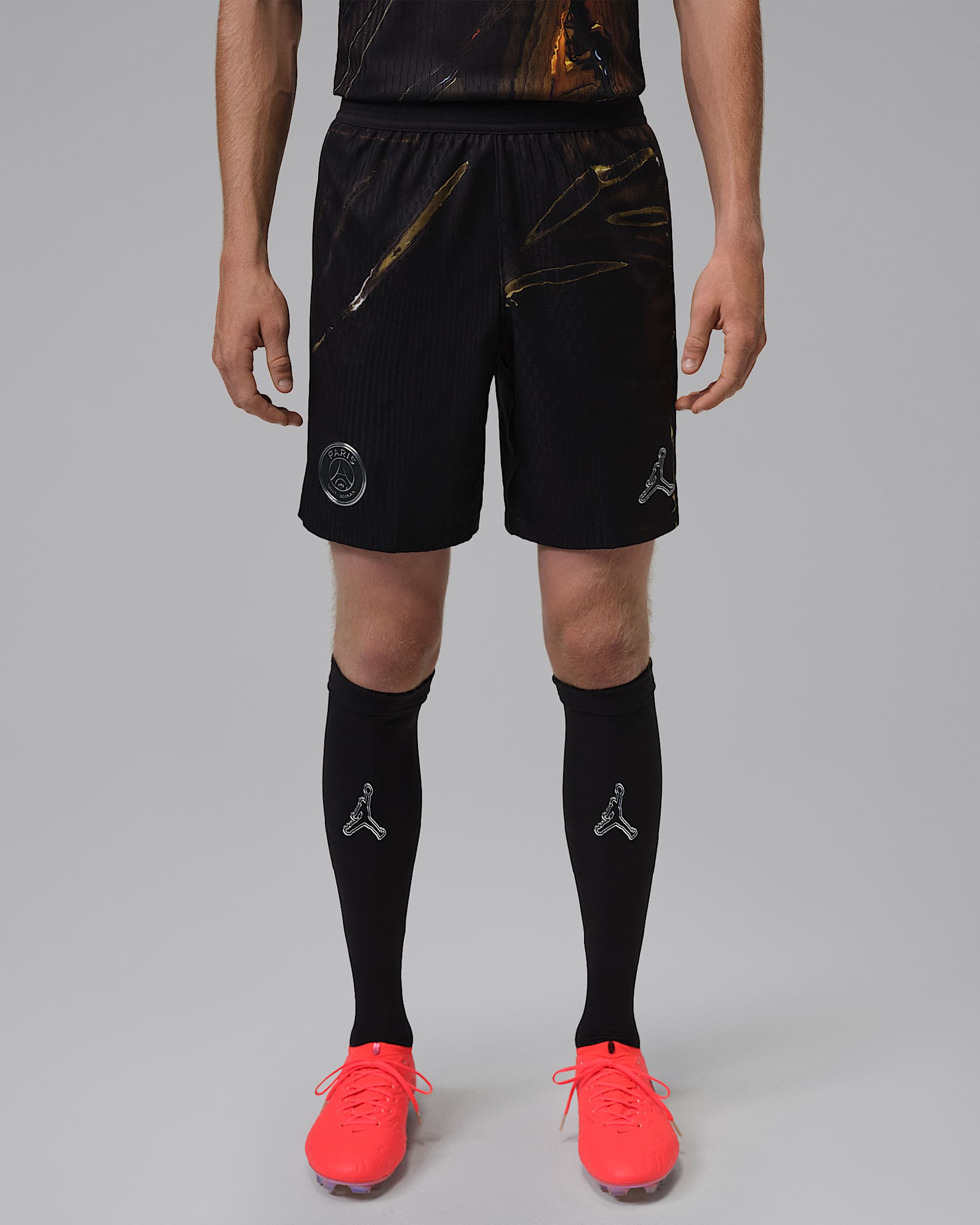 2026 赛季巴黎圣日耳曼 Night Edition 球员版 Jordan Dri-FIT ADV 男子速干足球短裤 - 黑/黑