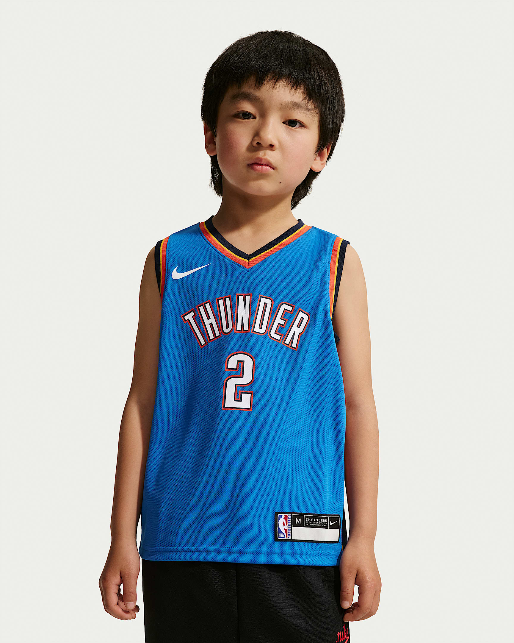 俄克拉荷马雷霆队 Icon Edition Nike NBA Jersey 幼童球衣 - 信号蓝