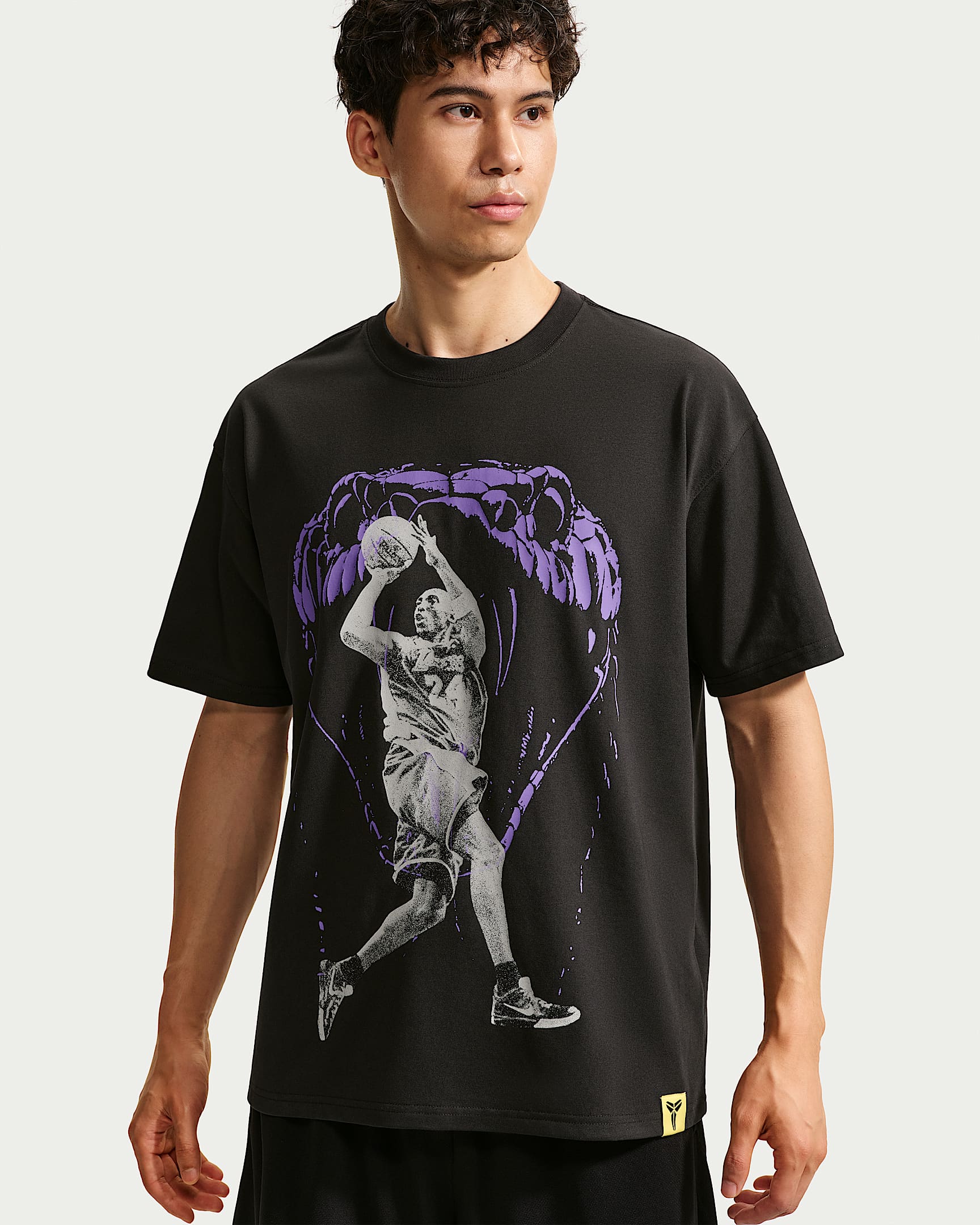 Kobe Nike Dri-FIT 科比男子速干短袖篮球T恤 - 黑