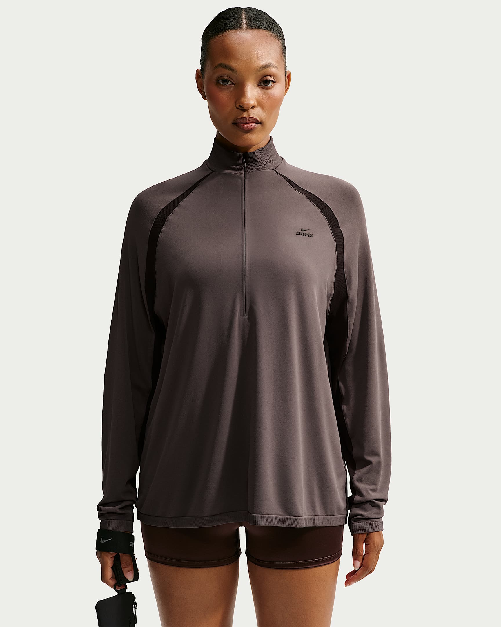 NikeSKIMS Stretch Knit 2.0 女子长袖上衣 - NSKM Resin/NSKM Phoenix/NSKM Resin