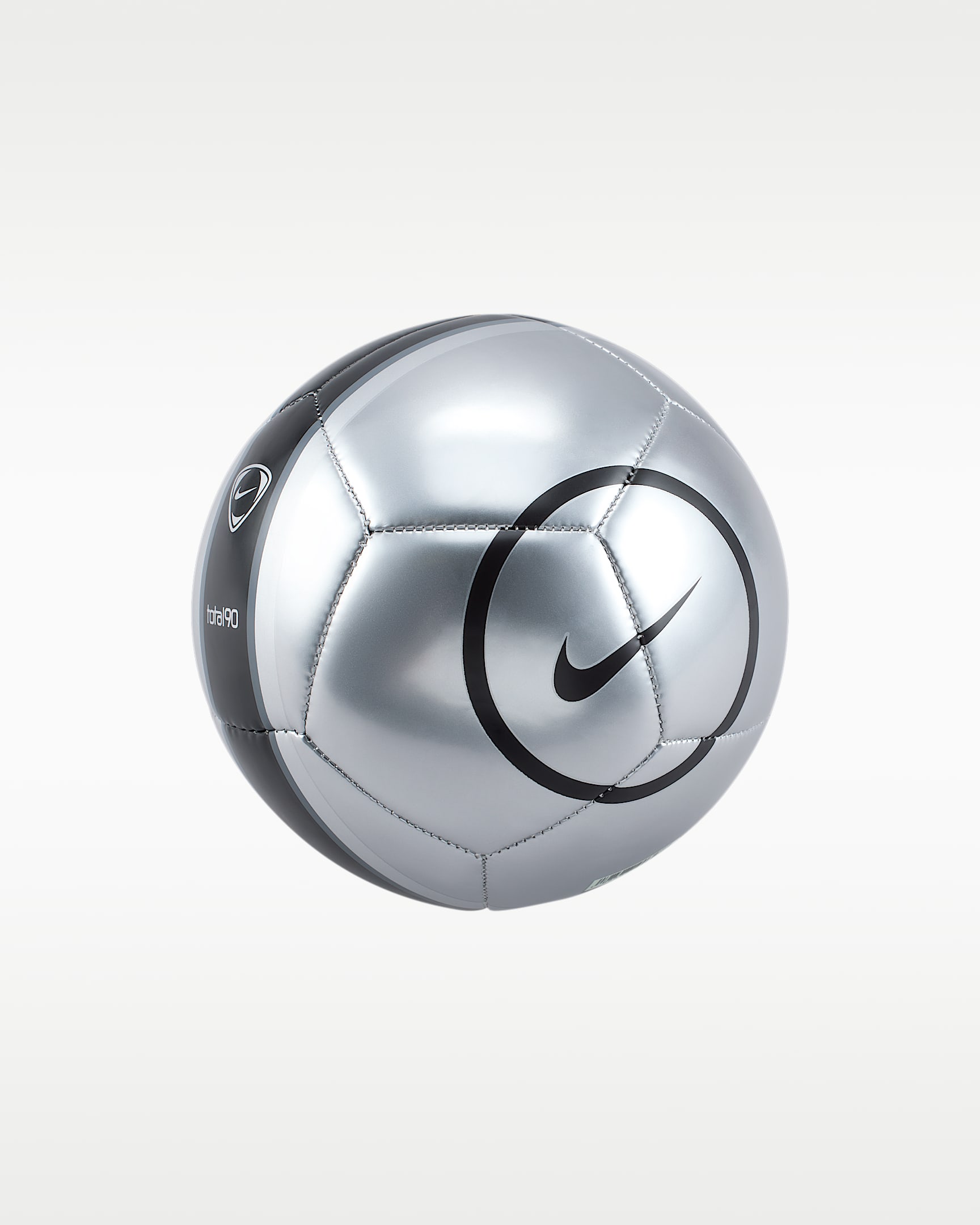 Nike Skills Total 90 足球 - 金属银/黑/黑