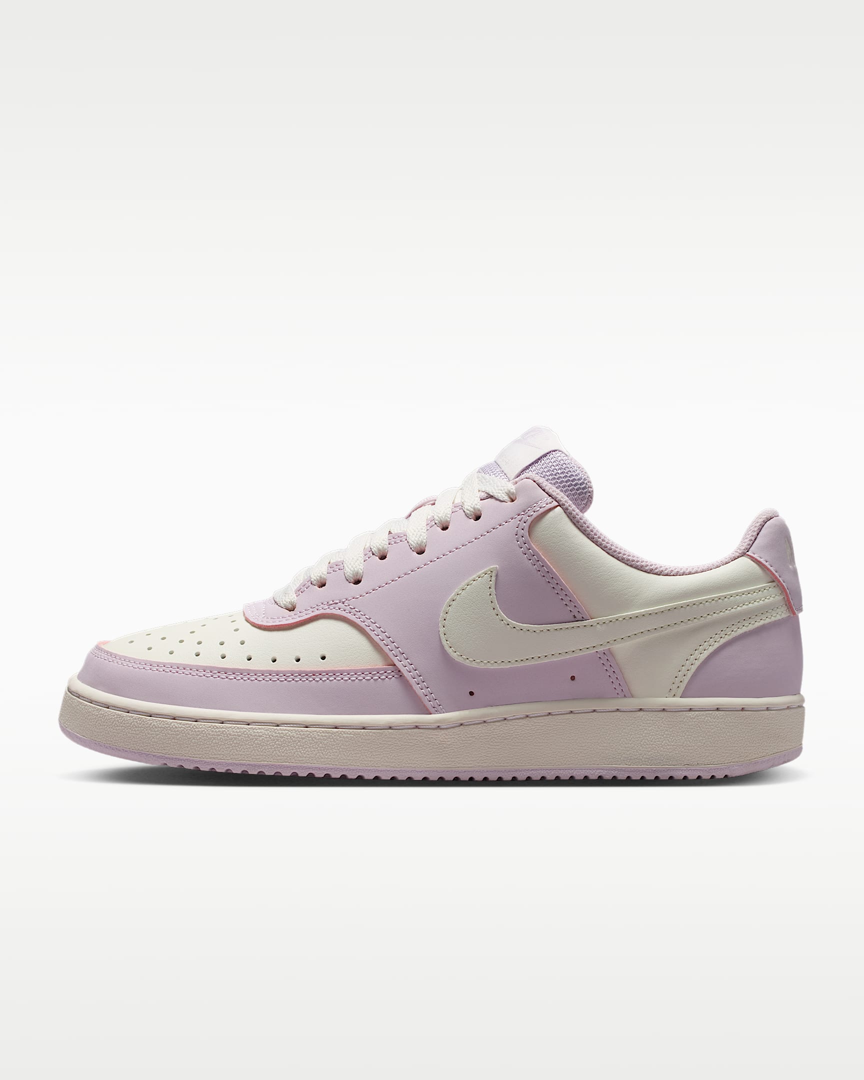 Nike Court Vision Low 女子运动鞋 - 浅紫丁香色/帆白