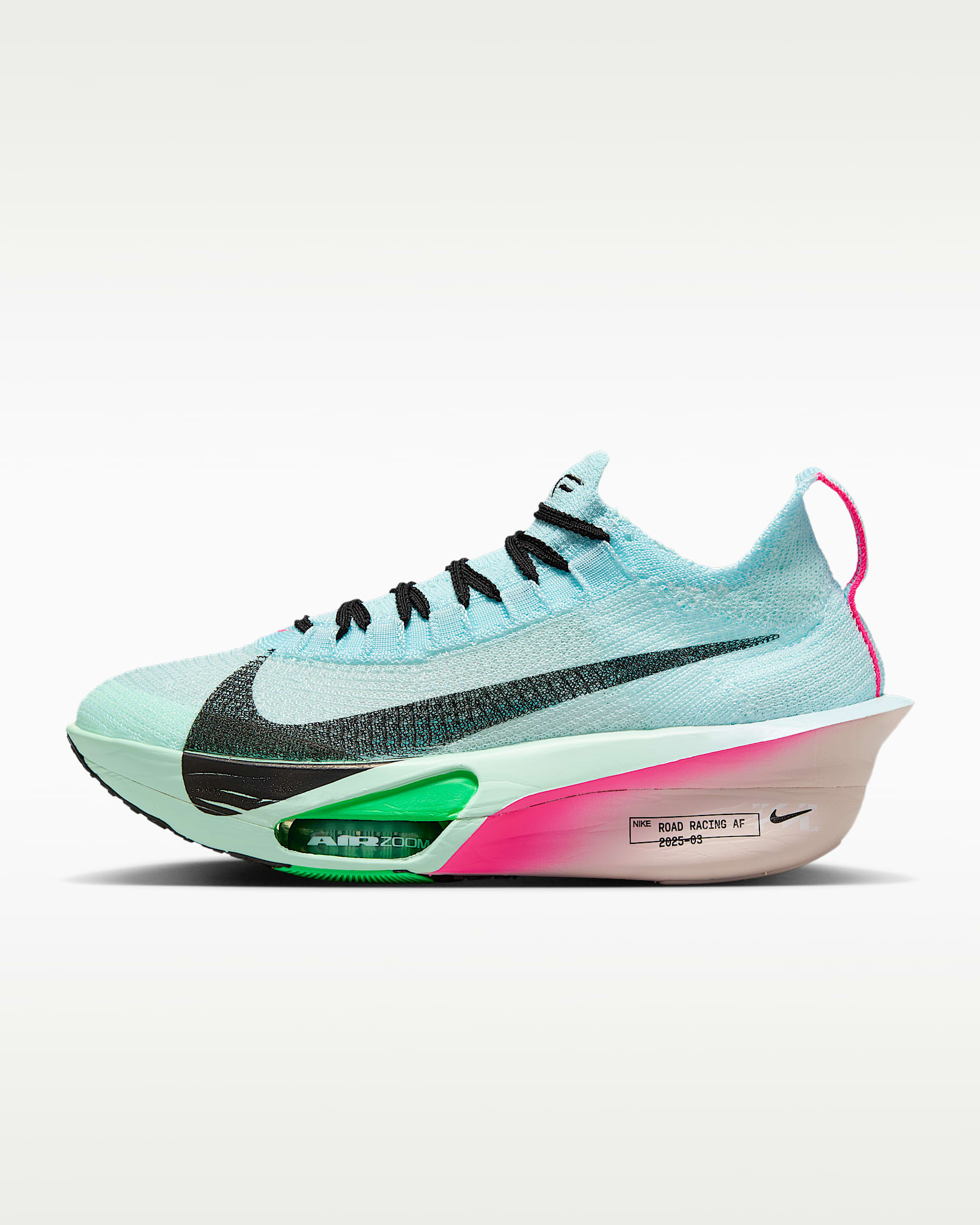 Nike Alphafly 3 女子公路竞速跑步鞋 - 冰川蓝/泡沫薄荷绿/惊喜绿/黑