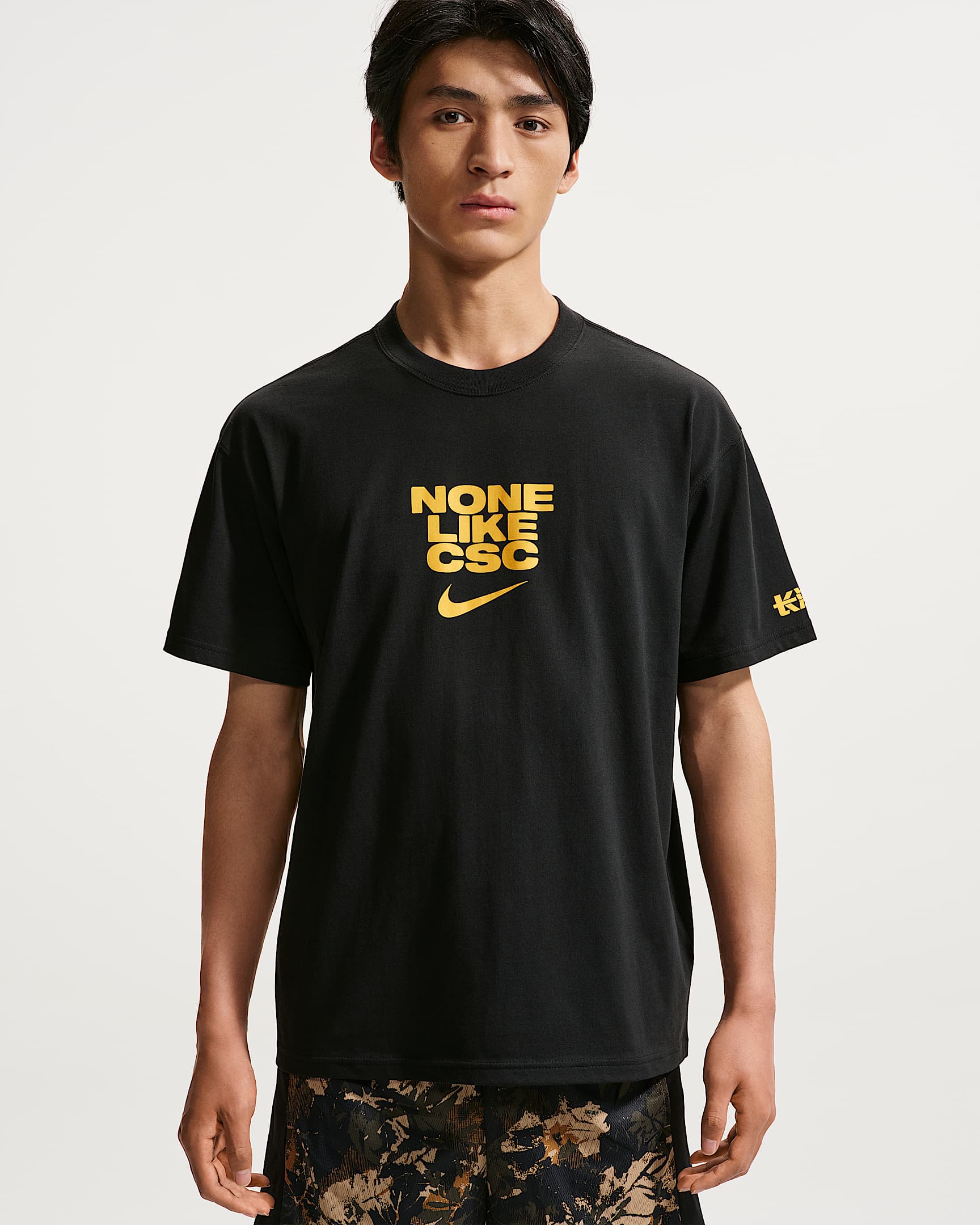 CHBL "CSC" Nike 耐高篮球系列男子短袖T恤 - 黑