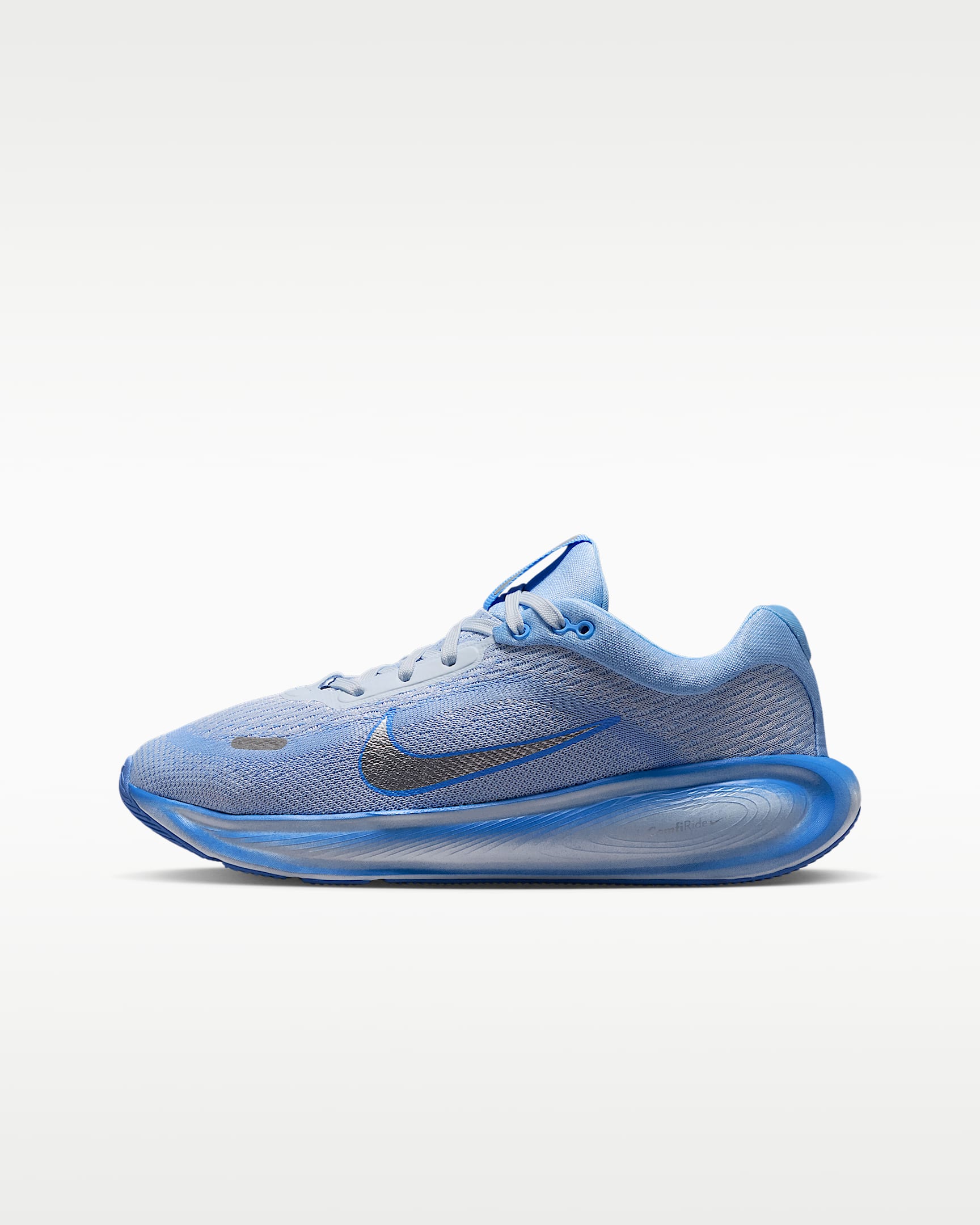 Nike Stellar Ride 耐克遨游号大童跑步鞋 - 铝蓝/足球灰/脉冲宝石蓝/金属银