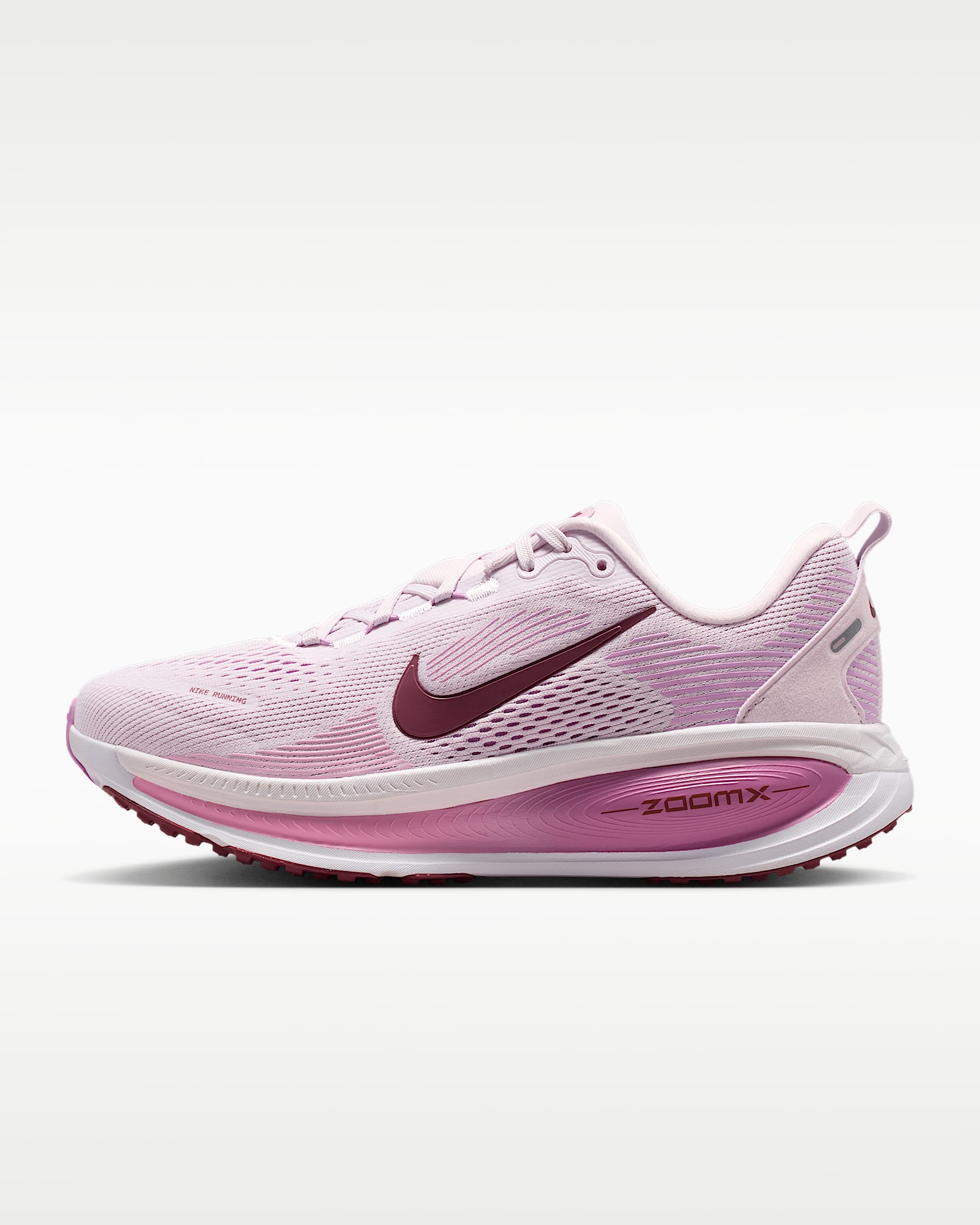 Nike Vomero 18 耐克迈柔女子公路跑步鞋 - 浅紫丁香色/浅品红/上升粉/烟灰粉