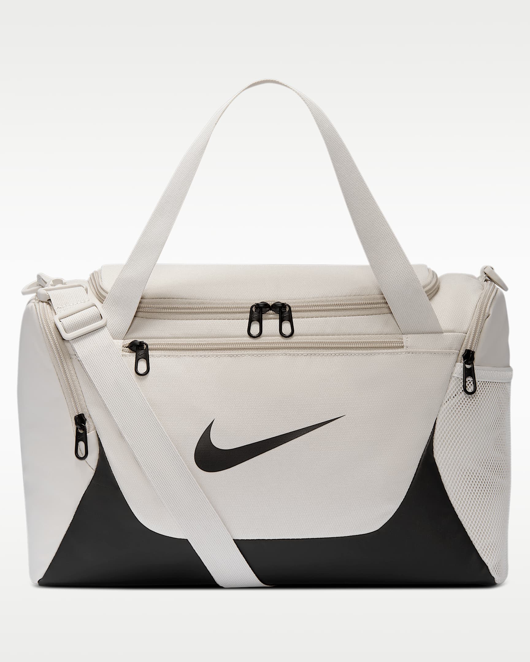 Nike Brasilia 训练行李包 - 浅骨色/黑/黑