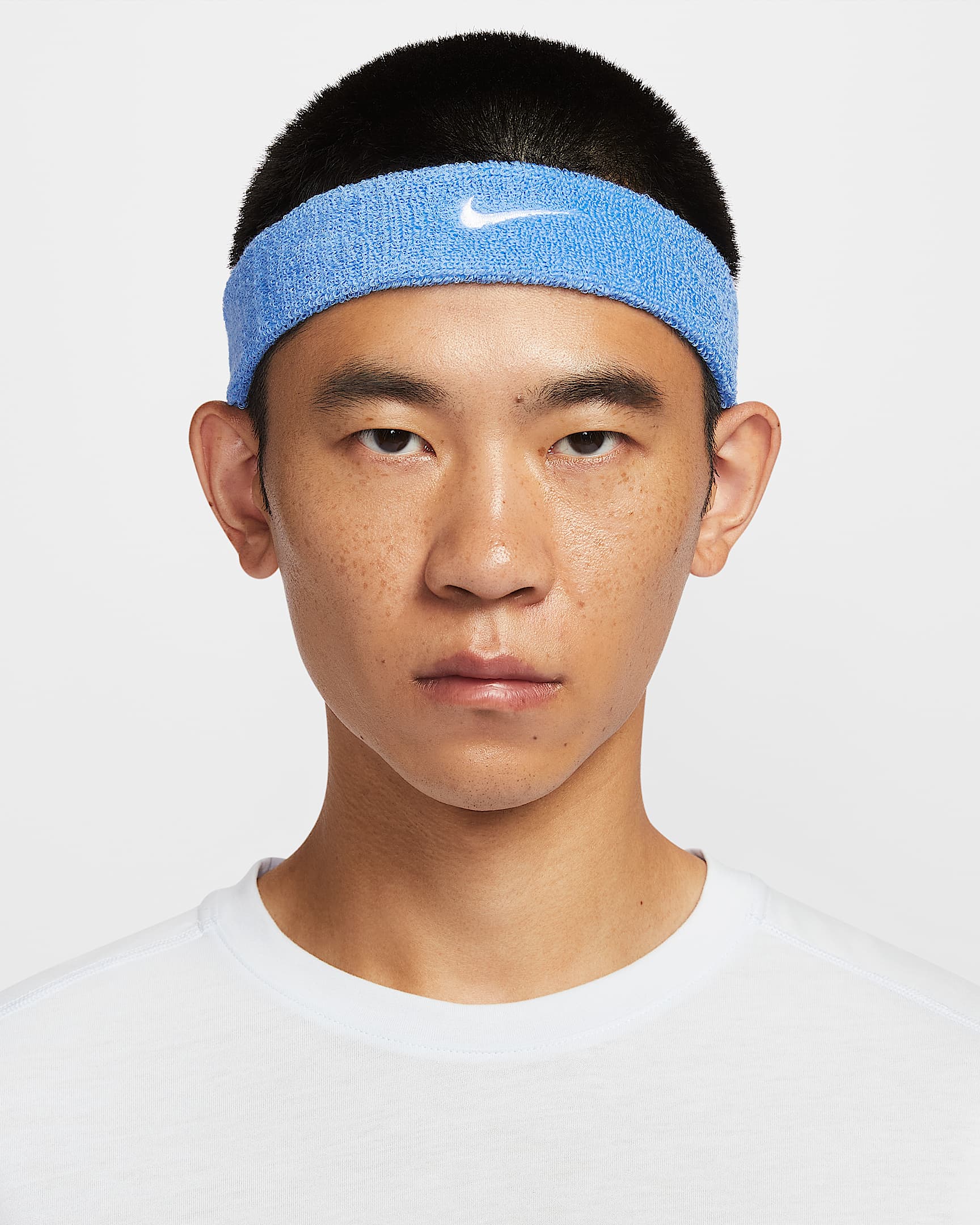 Nike Swoosh Classic 头带（1 条） - 大学蓝/白色