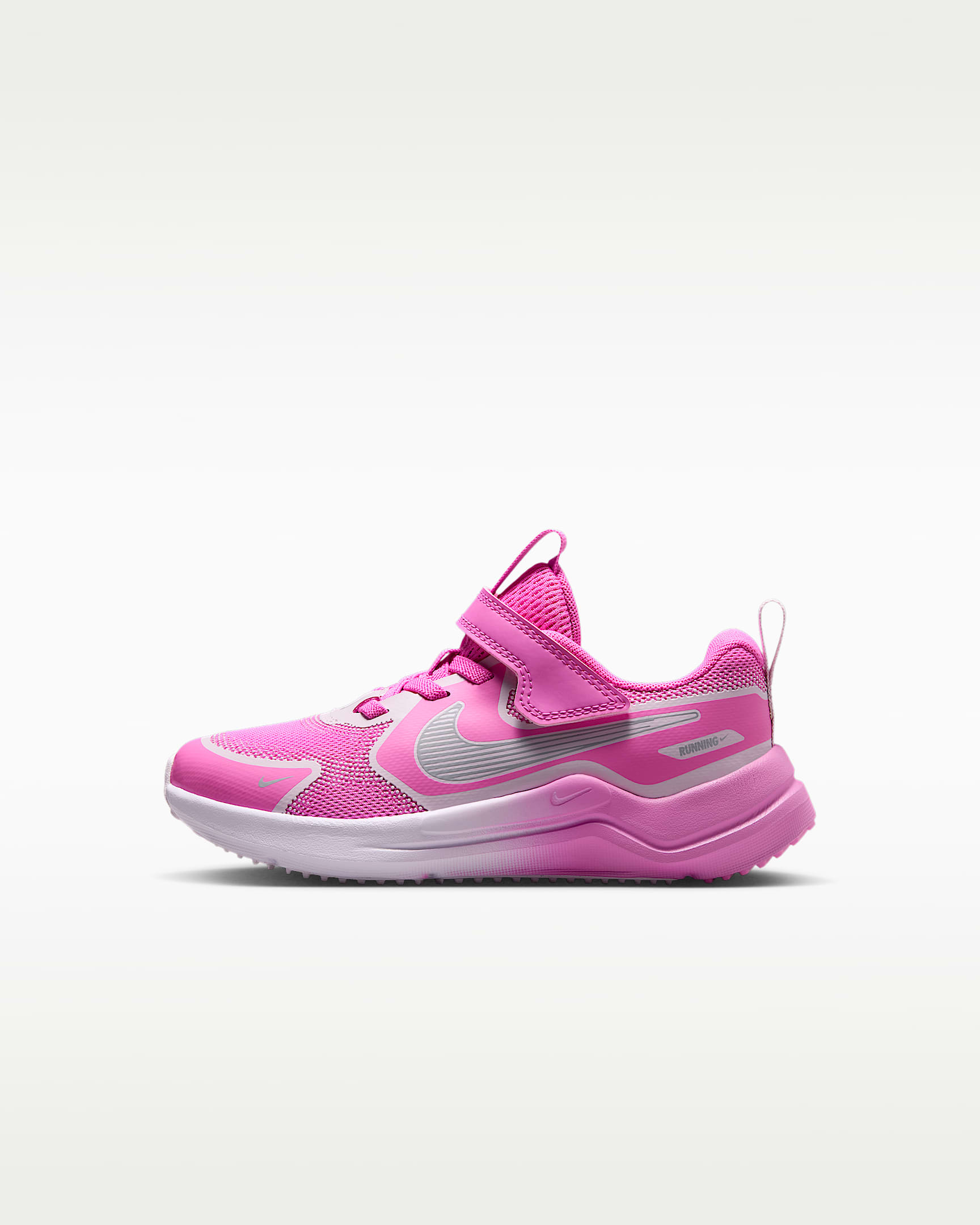 Nike Cosmic Runner Swoosh 耐克宇宙一号幼童跑步鞋 - 俏皮粉/浅紫丁香色/黑