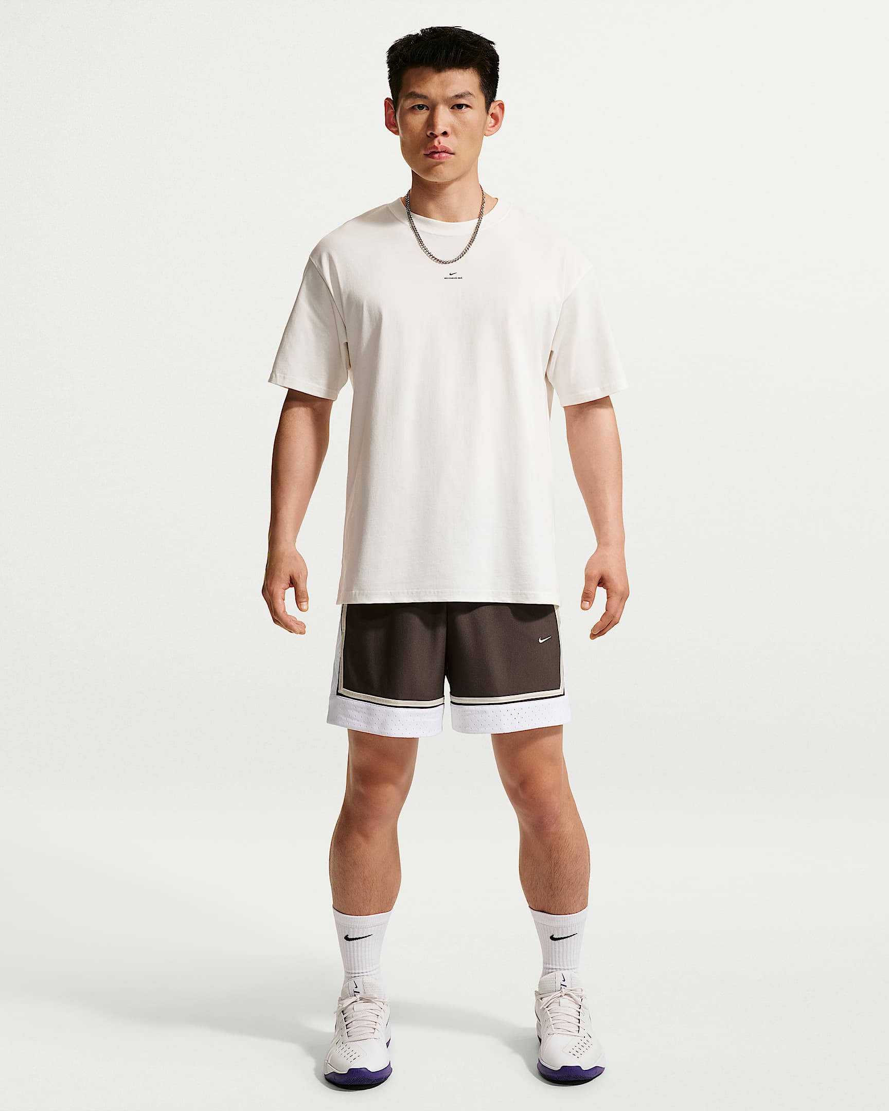 Nike Standard Issue Dri-FIT 耐克篮球小标系列男子速干短裤 - 巴洛克棕/白色/淡象牙白