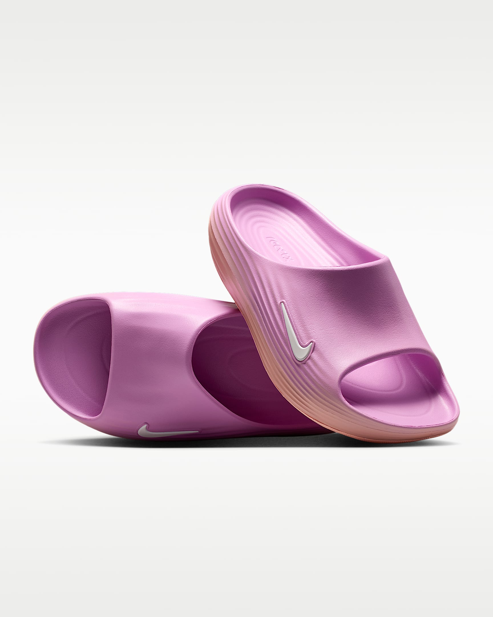 Nike ReactX Rejuven8 女子拖鞋 - 橙粉/浅品红/帆白