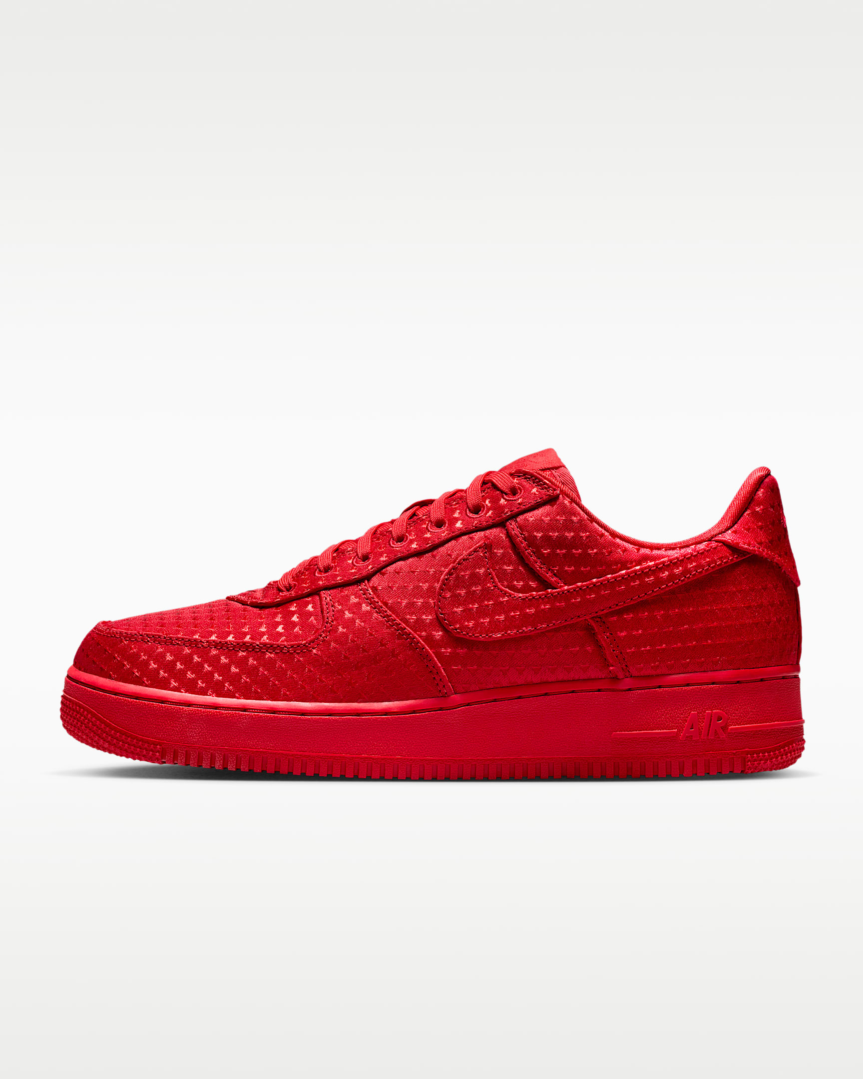 Nike Air Force 1 Retro "Valentine's Day" 男子空军一号运动鞋 - 大学红/黑/大学红