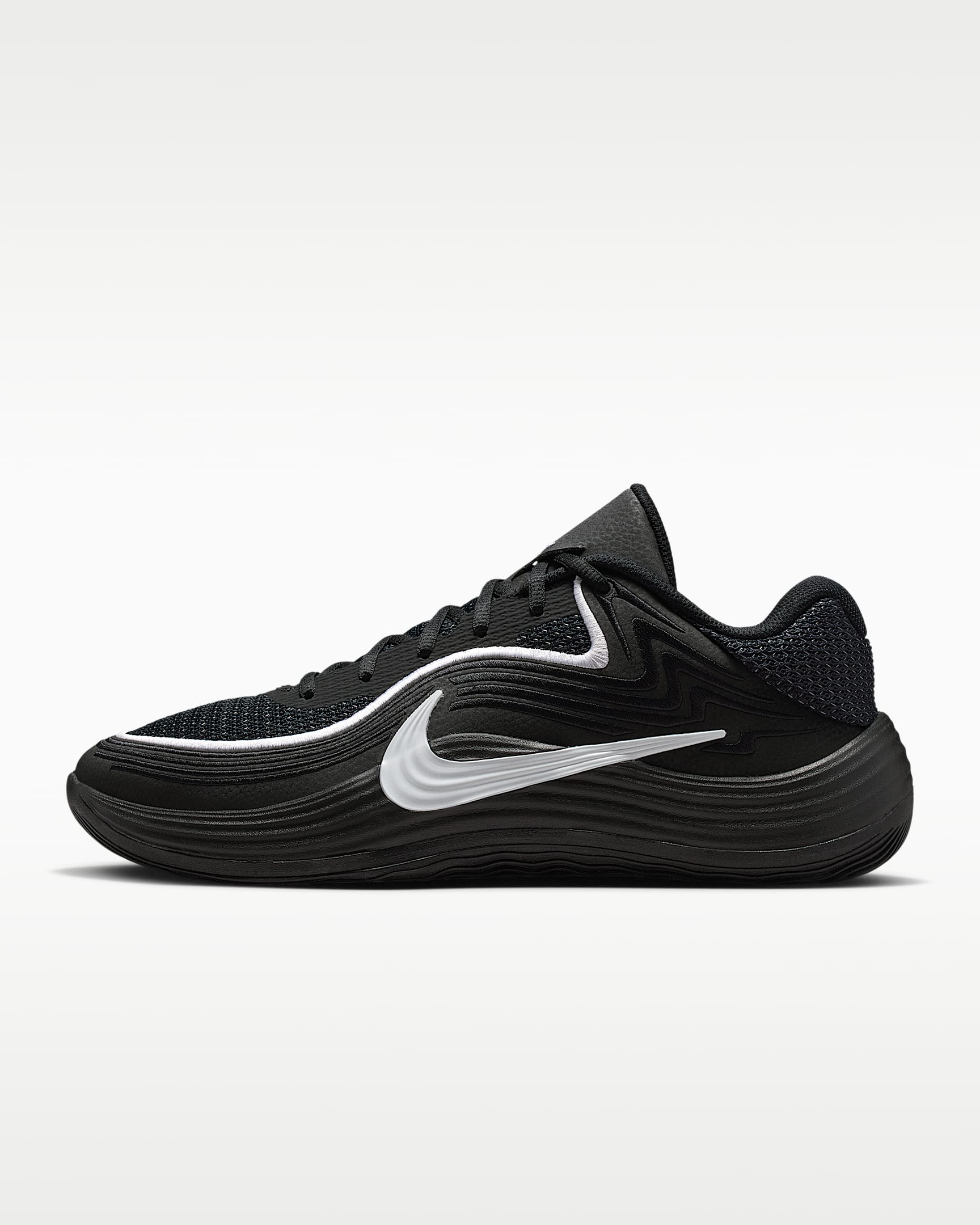 Nike Precision 8 Low 男子篮球鞋 - 黑/白色/白色