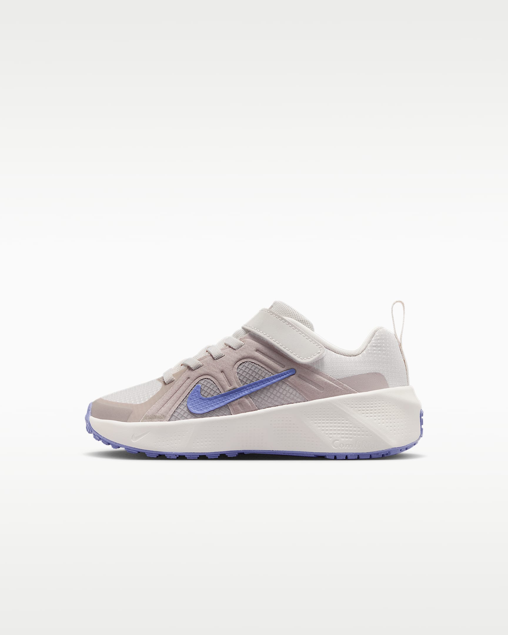 Nike Metro Tek 幼童运动鞋 - 幻影灰白/温和冷月光/浅蓟紫