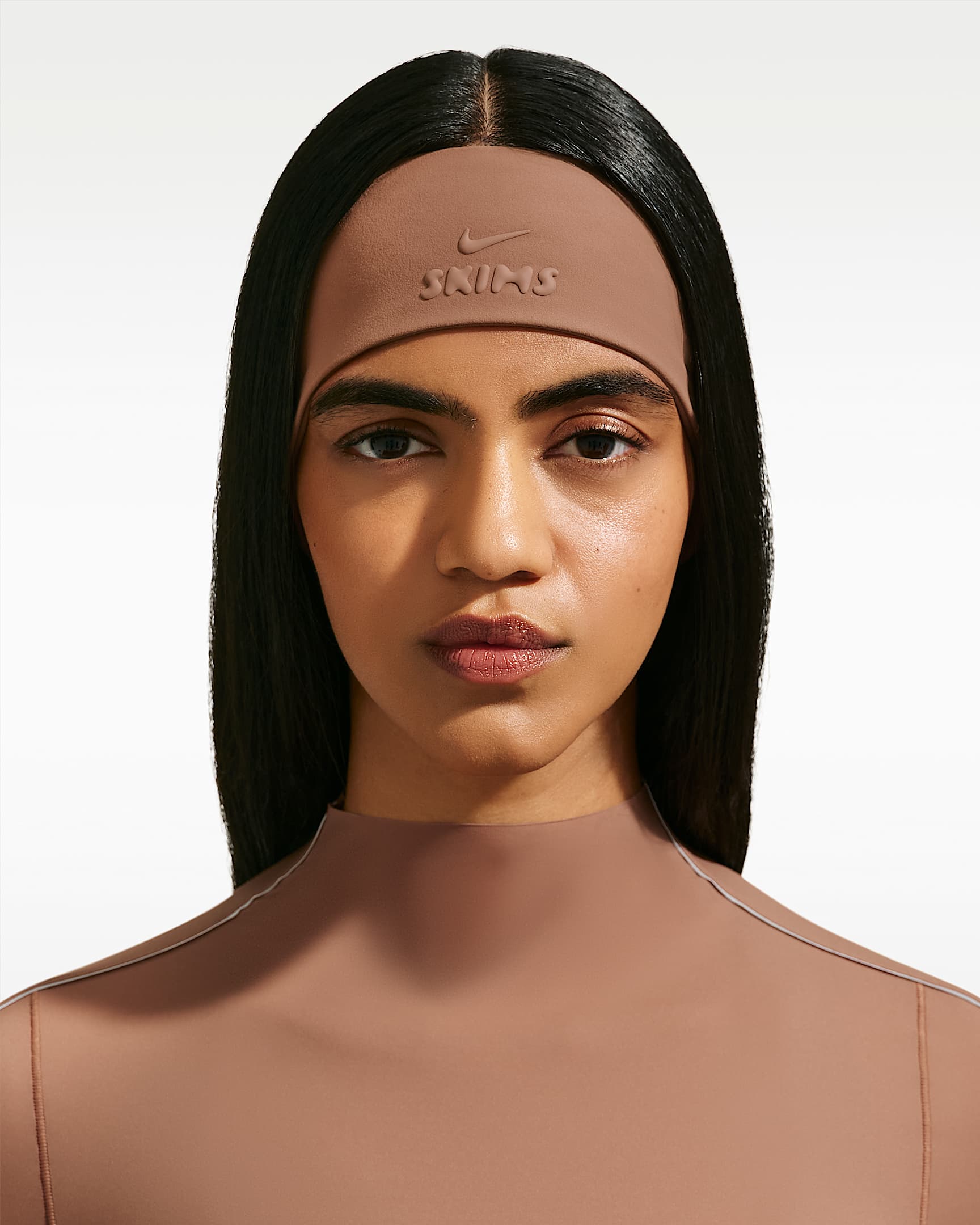 NikeSKIMS Dri-FIT 女子速干头带（1 条） - NSKM Carob Brown/NSKM Carob Brown