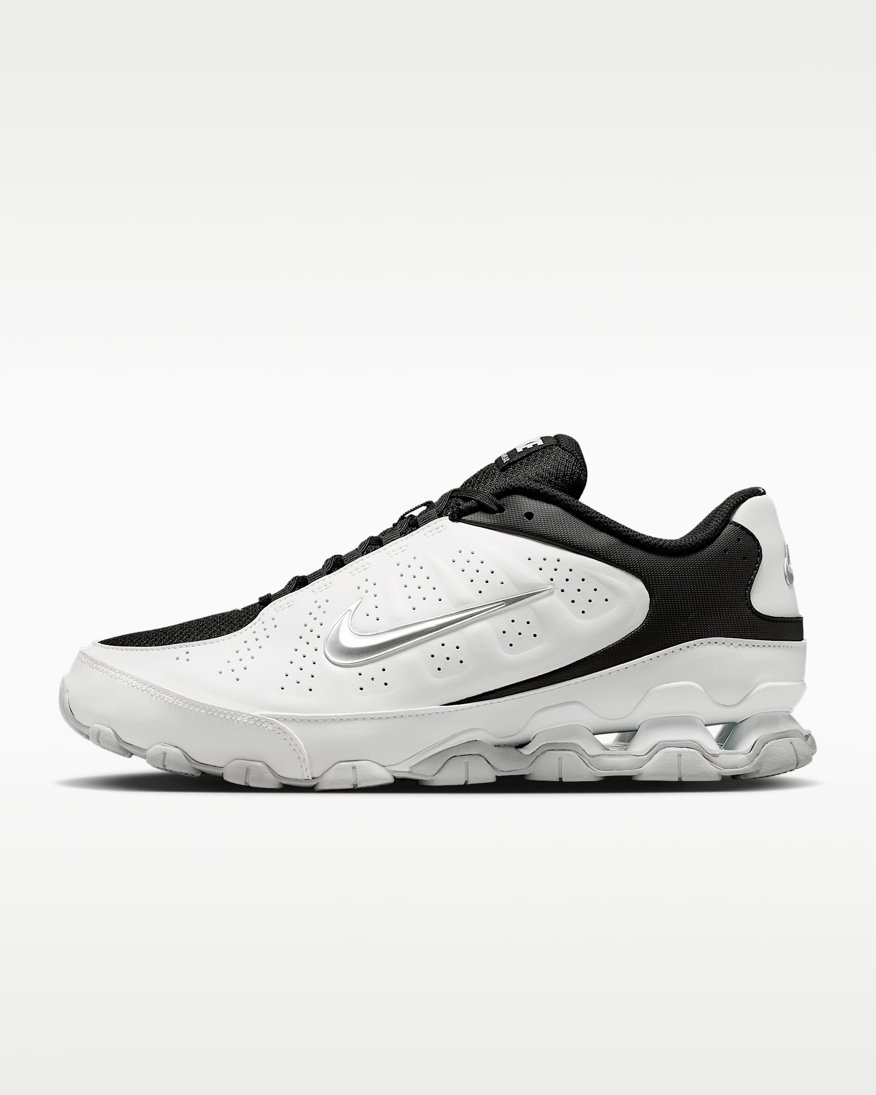 Nike Reax 8 SL 男子运动鞋 - 山峰白/黑/雾灰/金属银