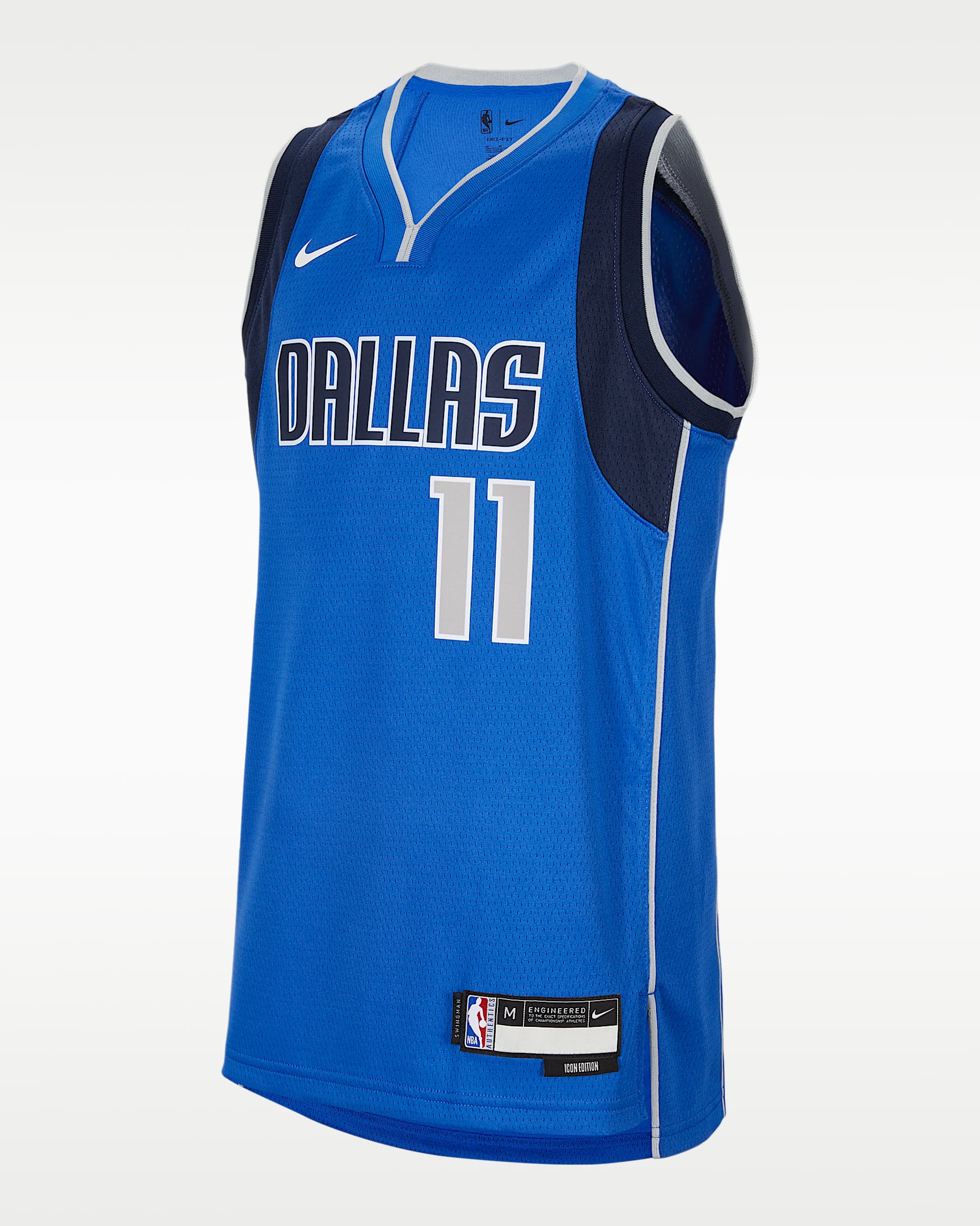 达拉斯独行侠队凯里·欧文 (Kyrie Irving) Icon Edition Nike NBA Swingman Jersey 大童（男孩）速干球衣 - 游戏宝蓝